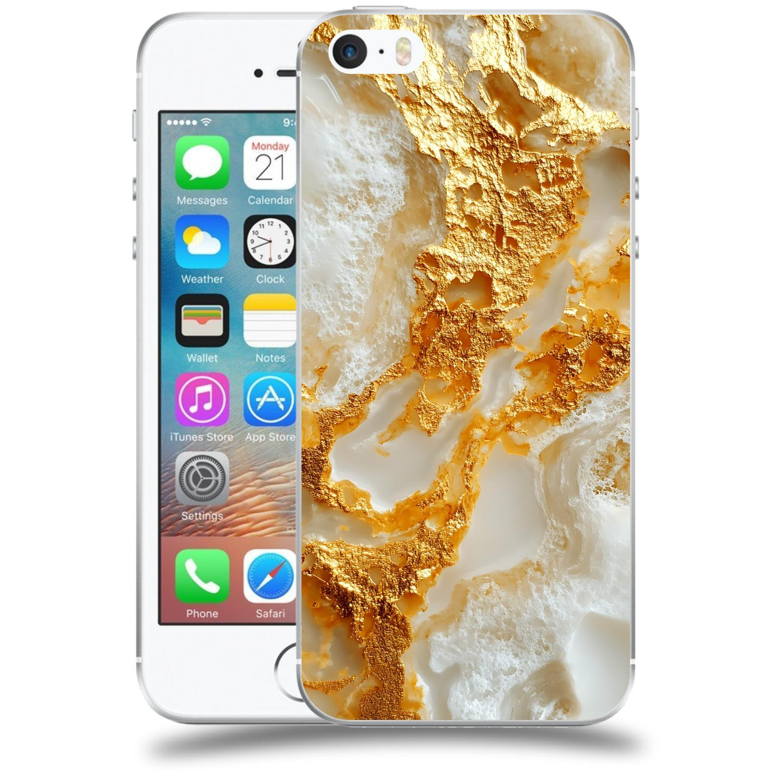 ACOVER Kryt na mobil Apple iPhone 5/5S/SE - Vanilla Bourbon II