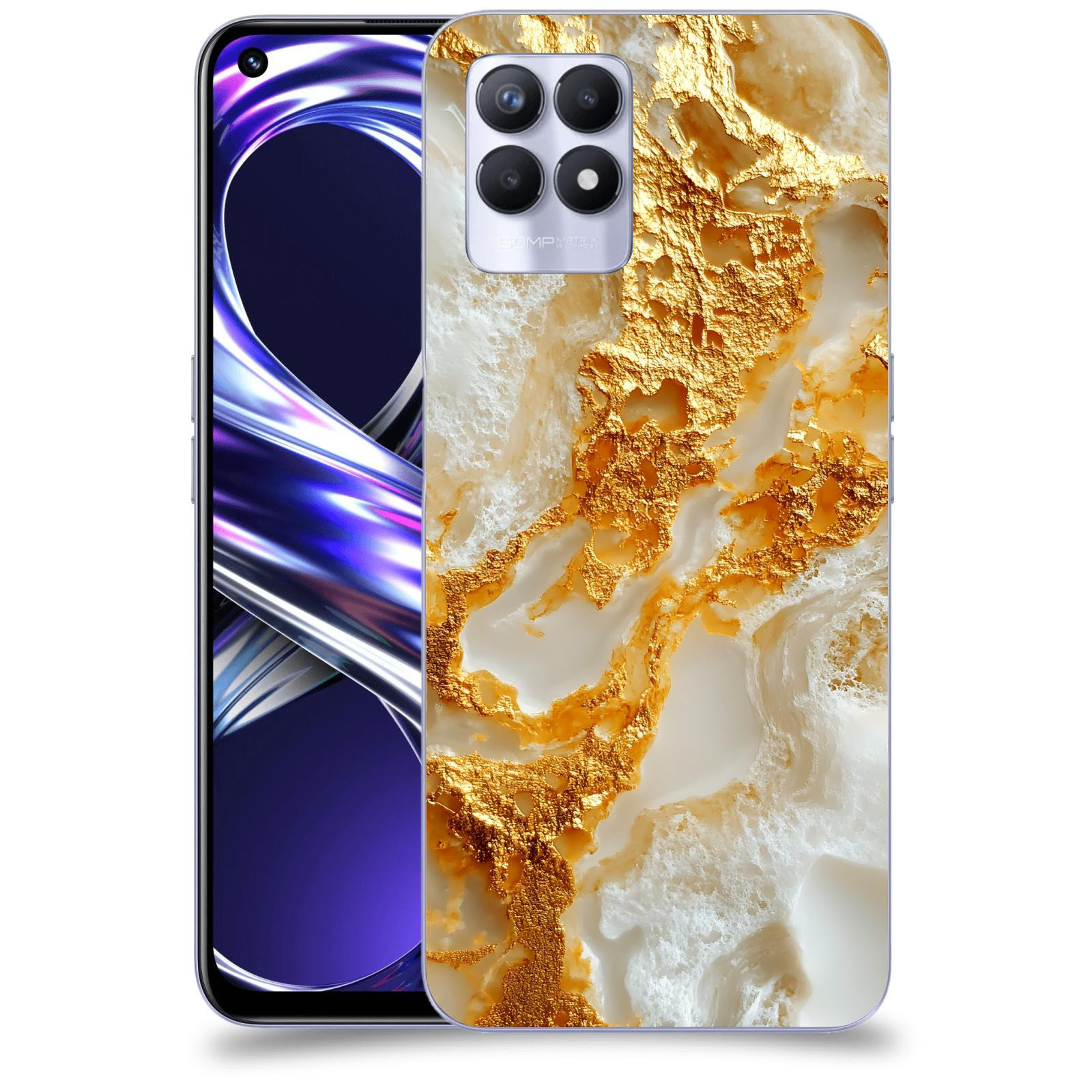 ACOVER Kryt na mobil Realme 8i - Vanilla Bourbon II