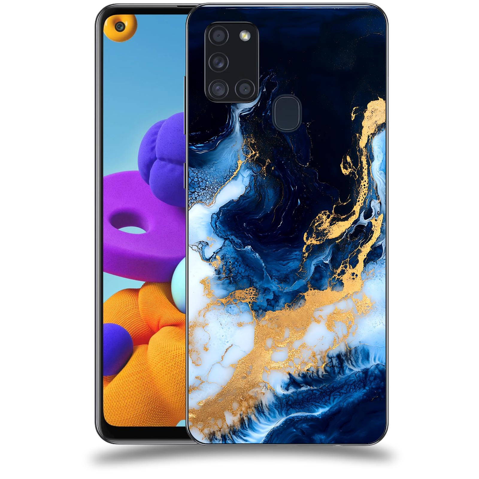 ACOVER Kryt na mobil Samsung Galaxy A21s - Royal Blue I