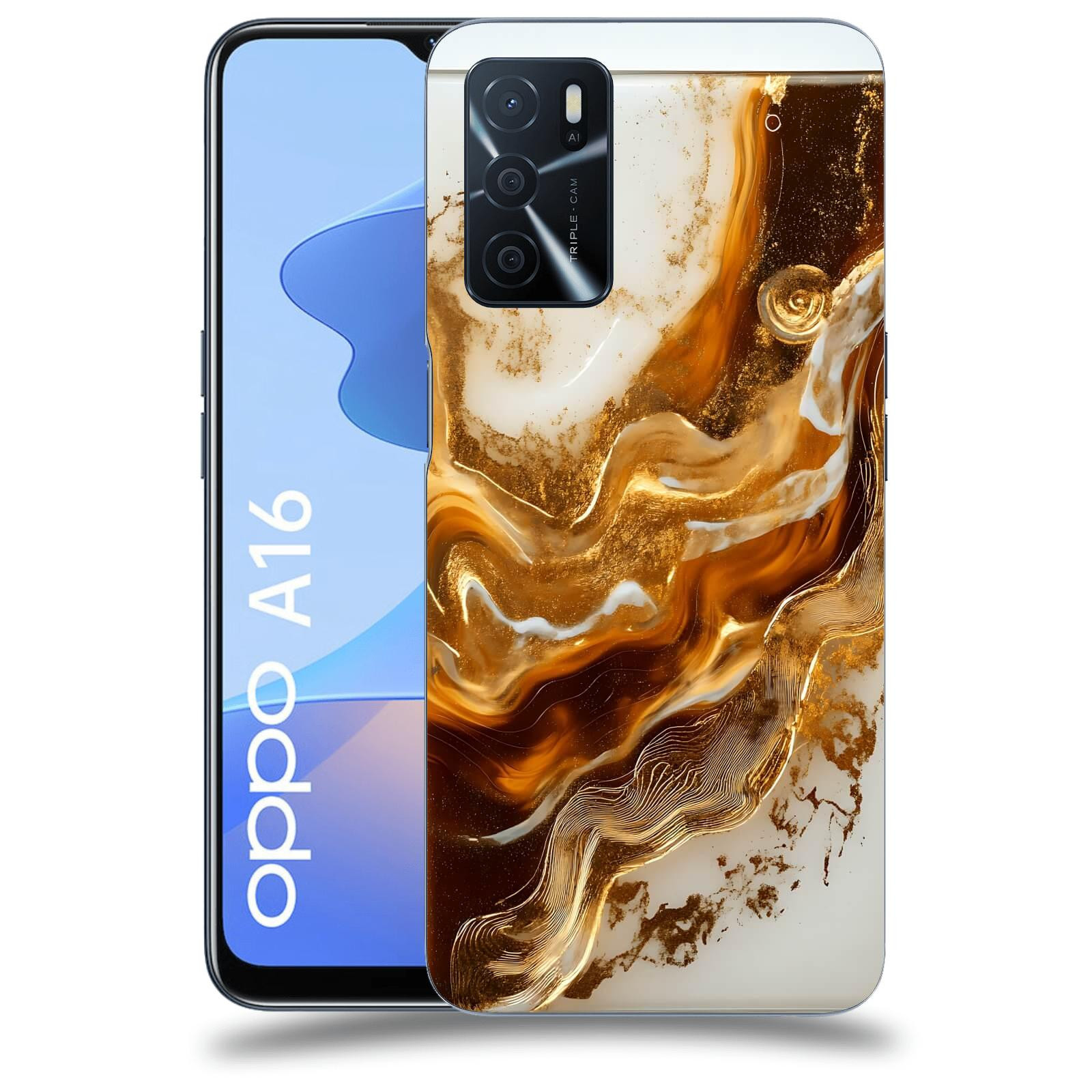 ACOVER Kryt na mobil OPPO A16 - Amber I