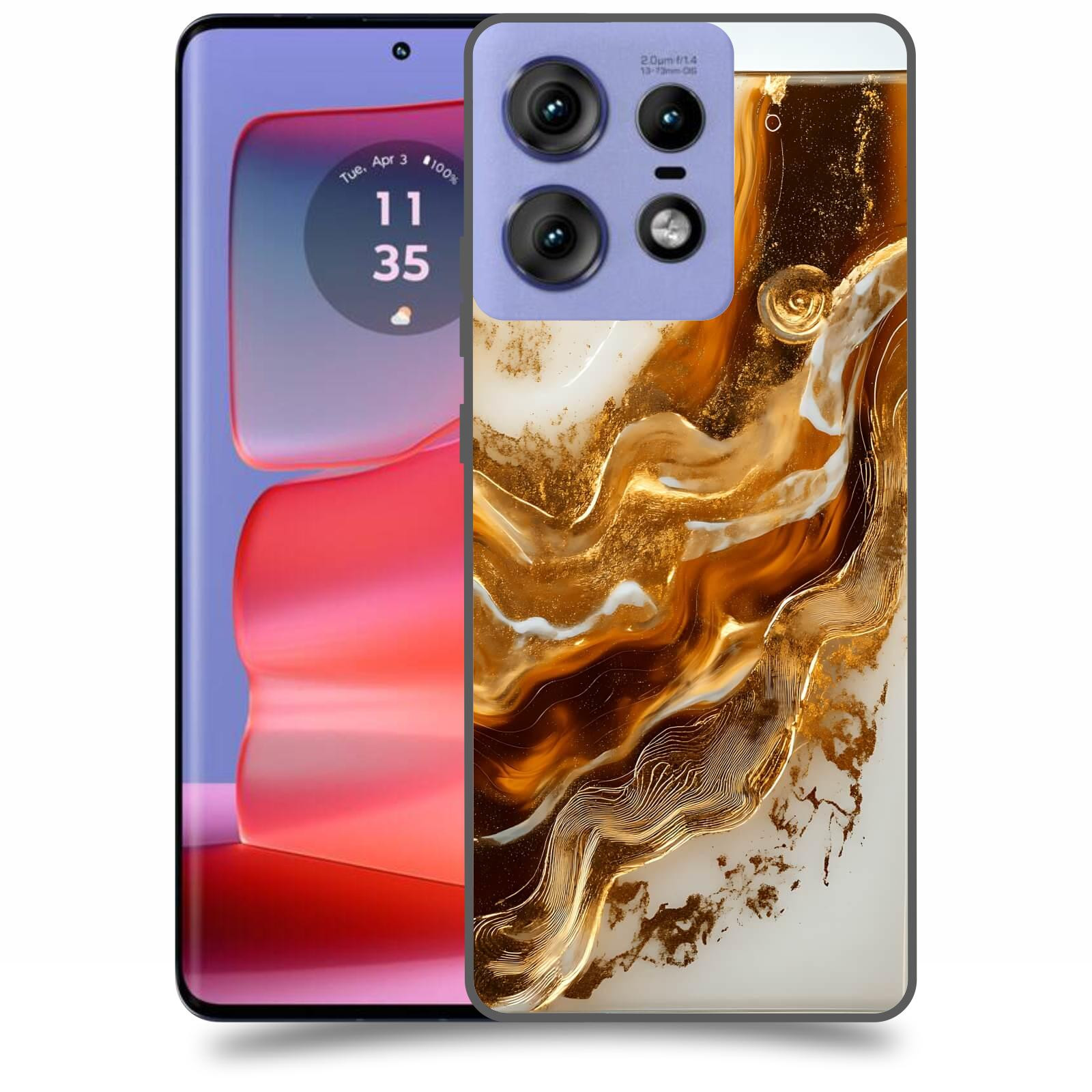 ACOVER Kryt na mobil Motorola Edge 50 Pro - Amber I