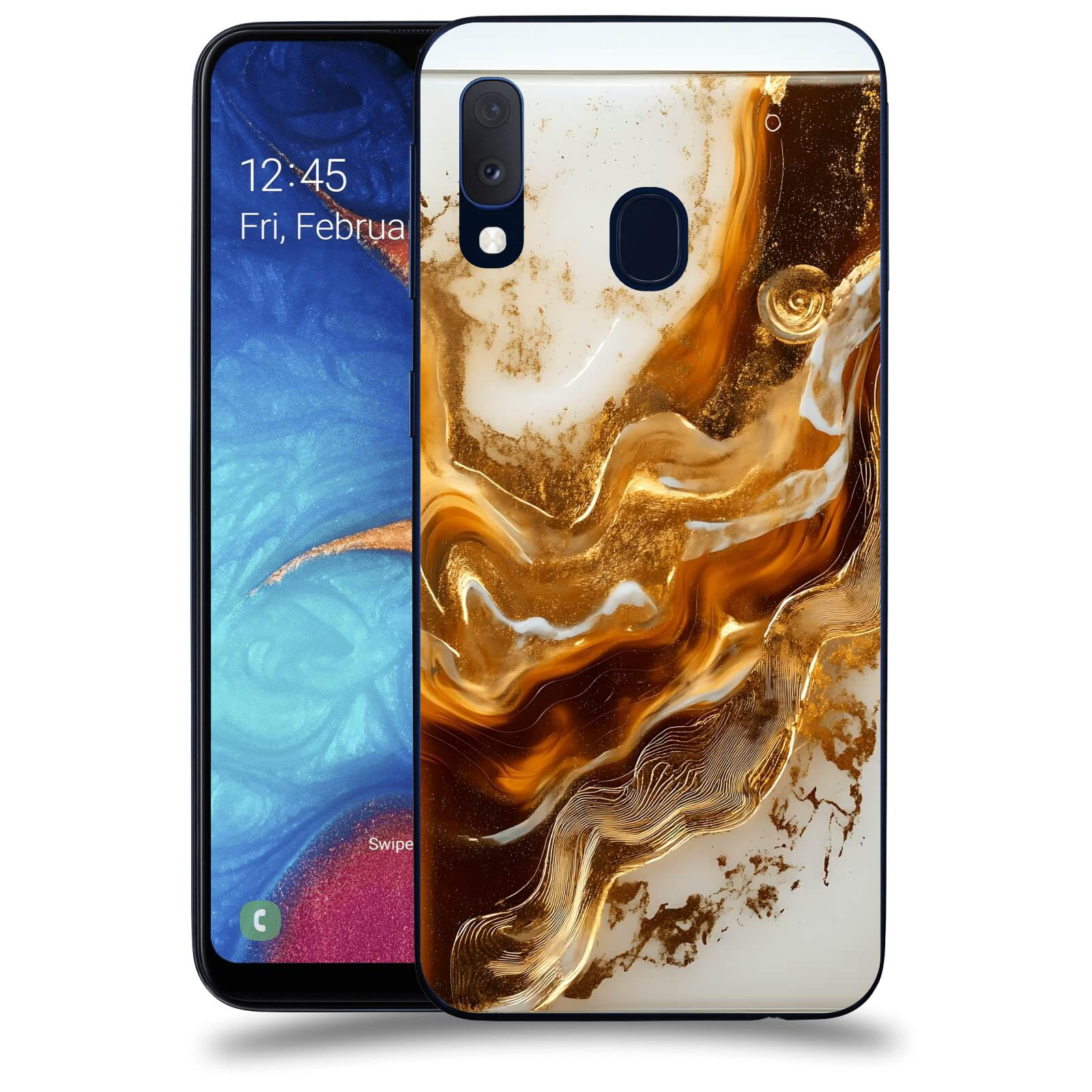 ACOVER Kryt na mobil Samsung Galaxy A20e A202F - Amber I