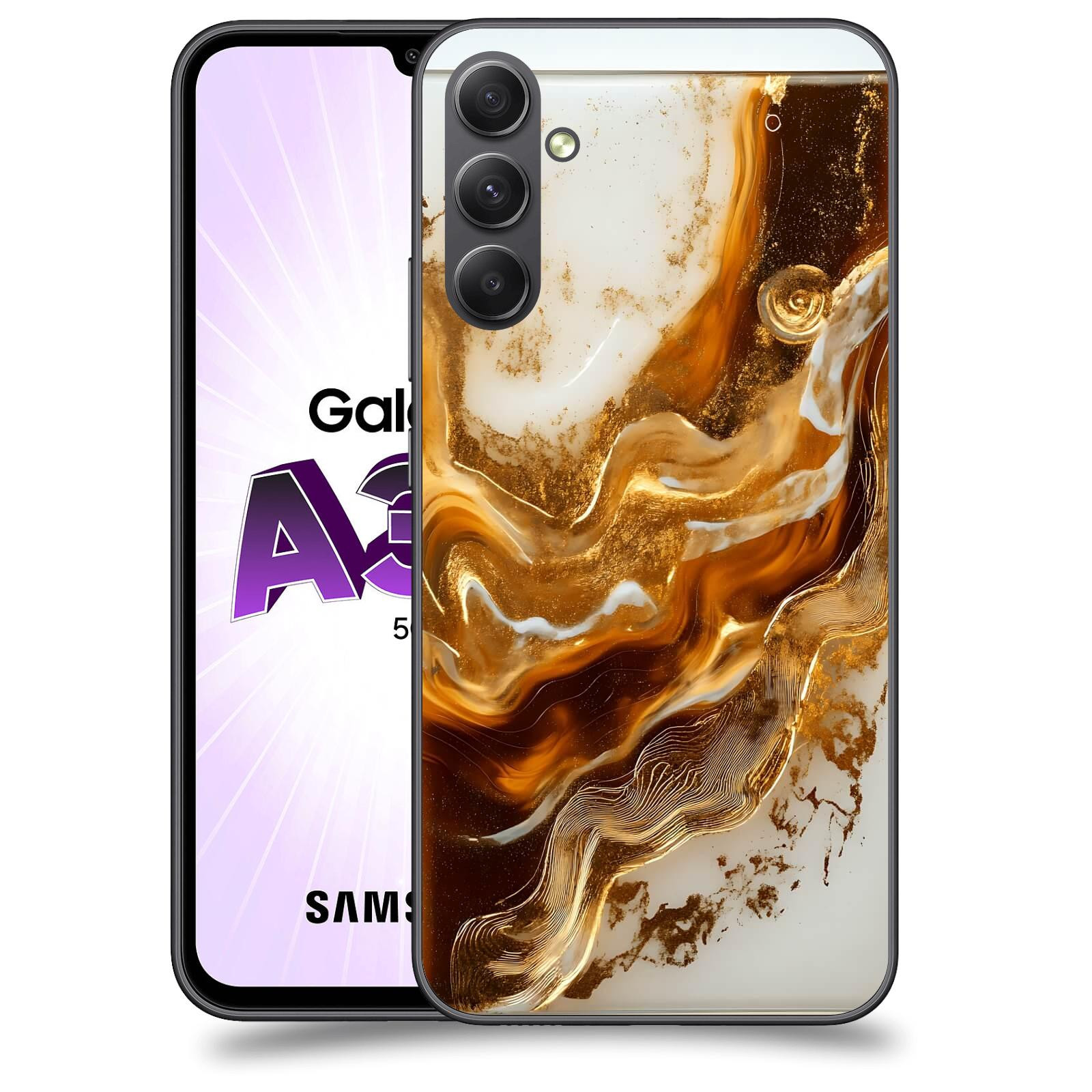 ACOVER Kryt na mobil Samsung Galaxy A34 - Amber I