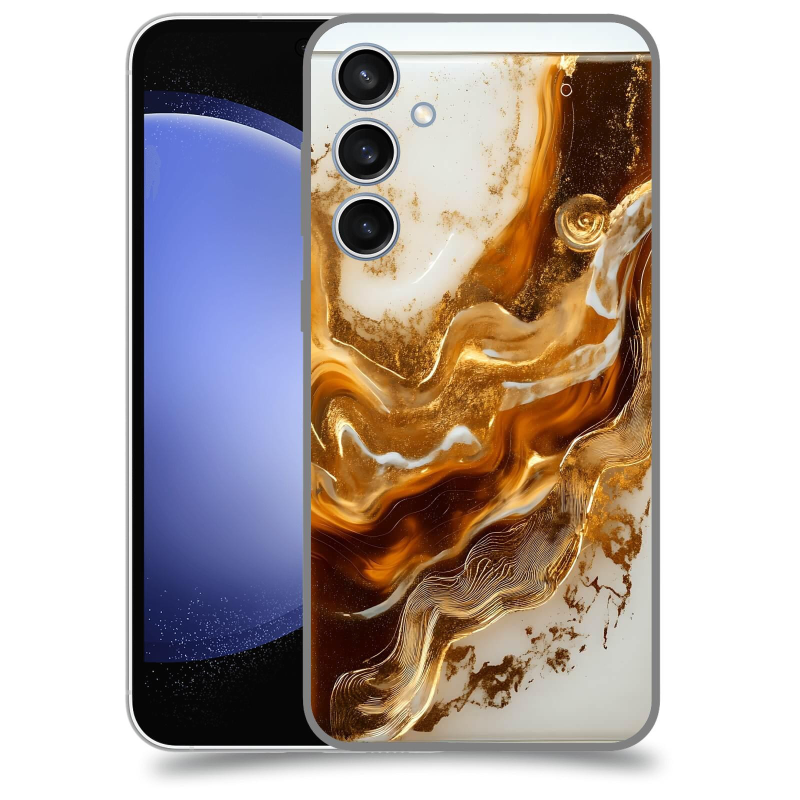 ACOVER Kryt na mobil Samsung Galaxy S23 FE - Amber I