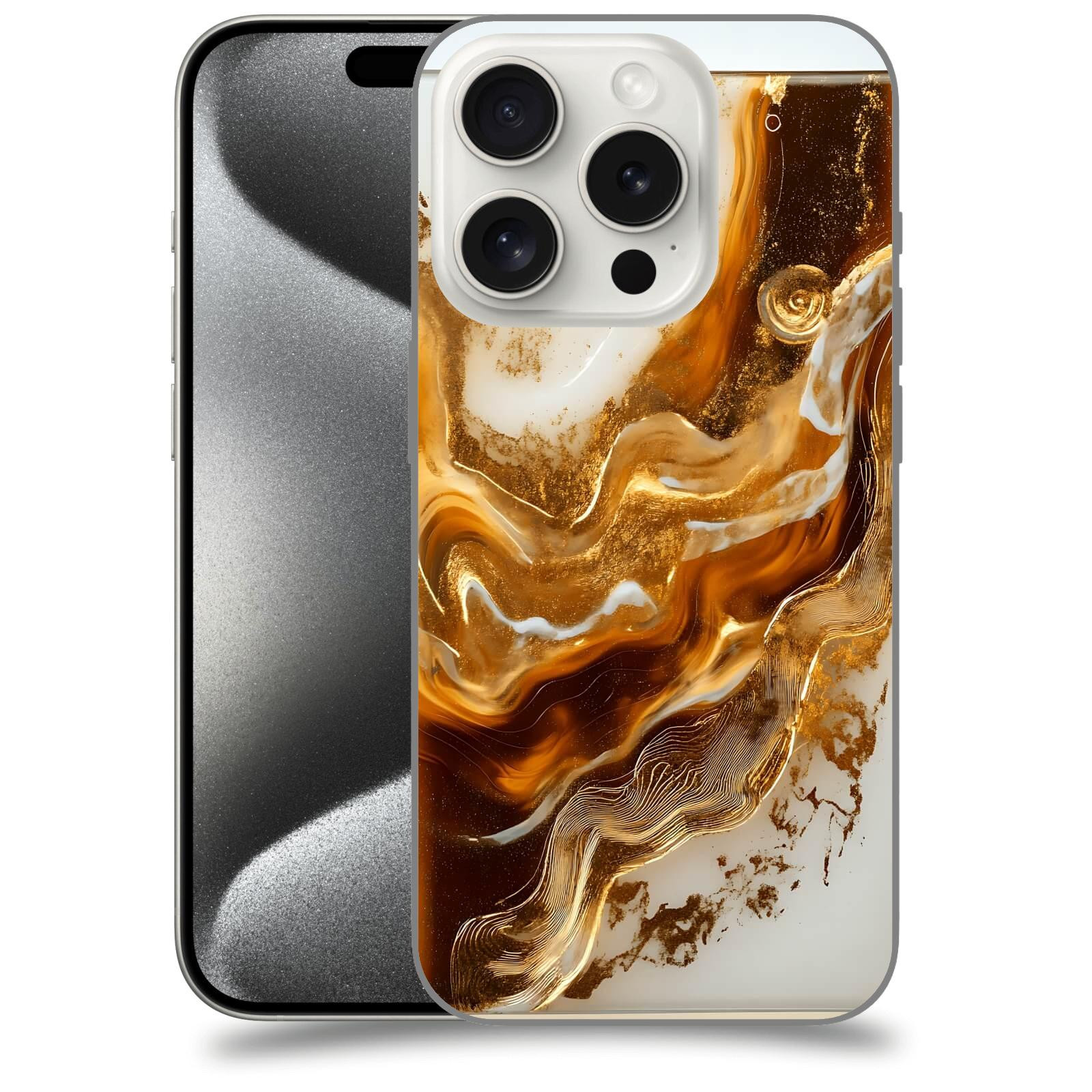 ACOVER Kryt na mobil Apple iPhone 15 pro - Amber I