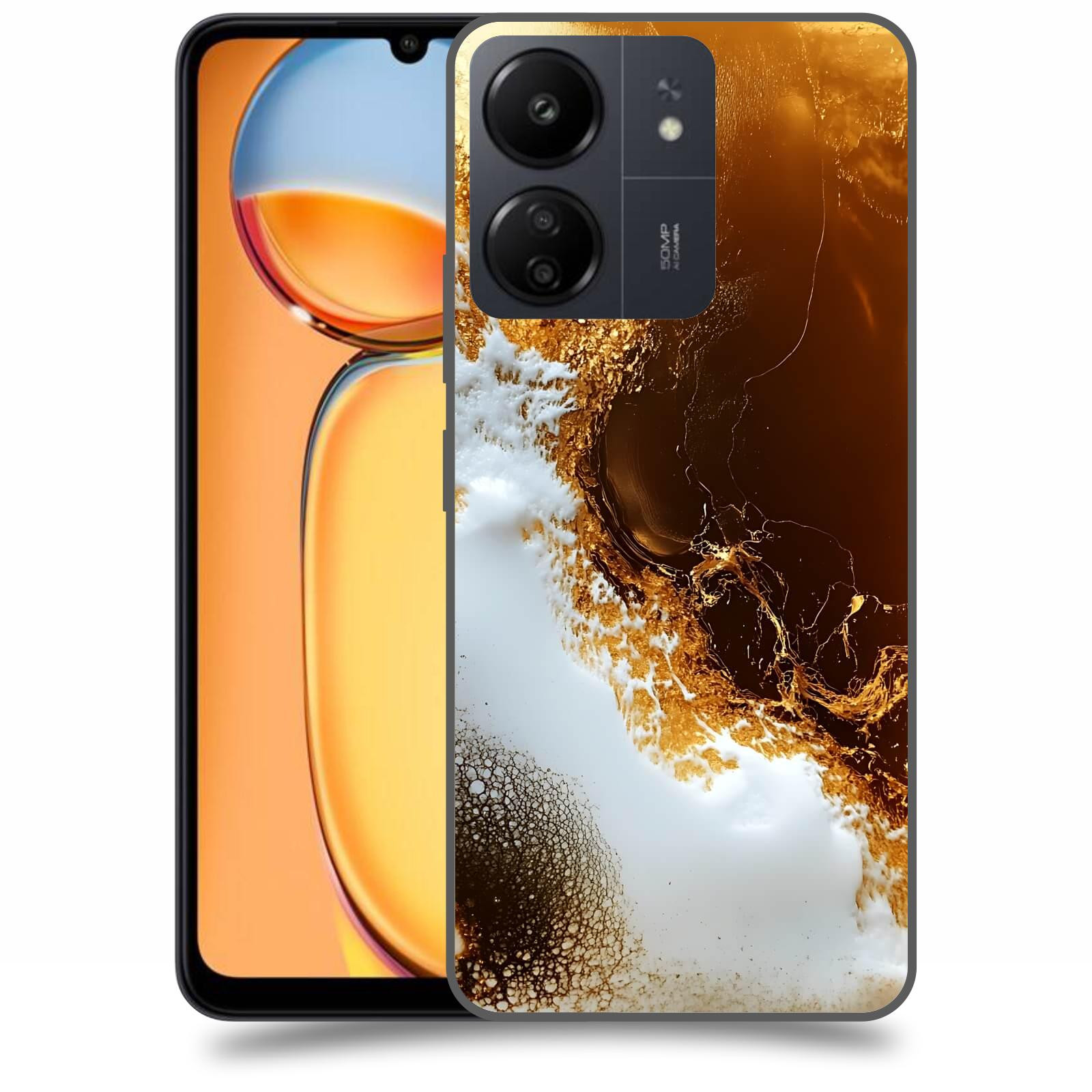 ACOVER Kryt na mobil Xiaomi Redmi 13C 4G  Amber II