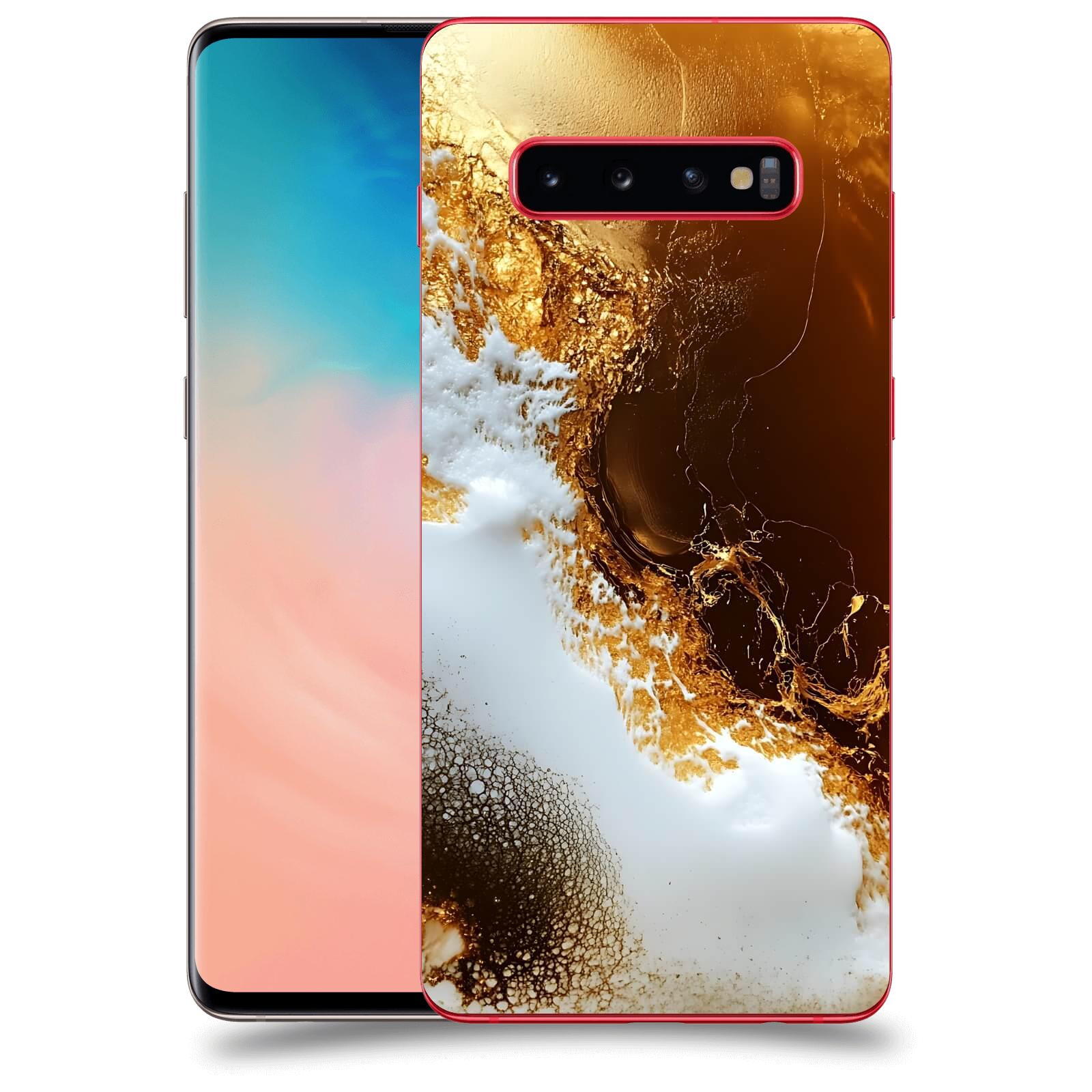 ACOVER Kryt na mobil Samsung Galaxy S10 Plus G975 - Amber II