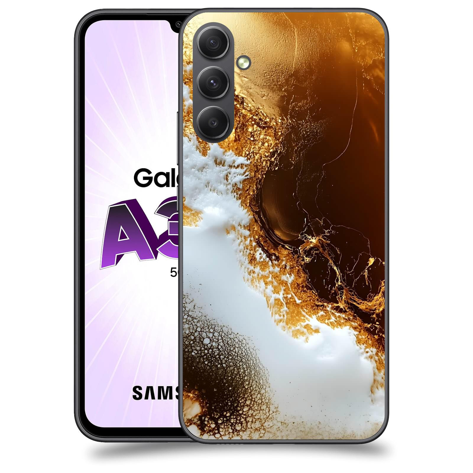 ACOVER Kryt na mobil Samsung Galaxy A34 - Amber II