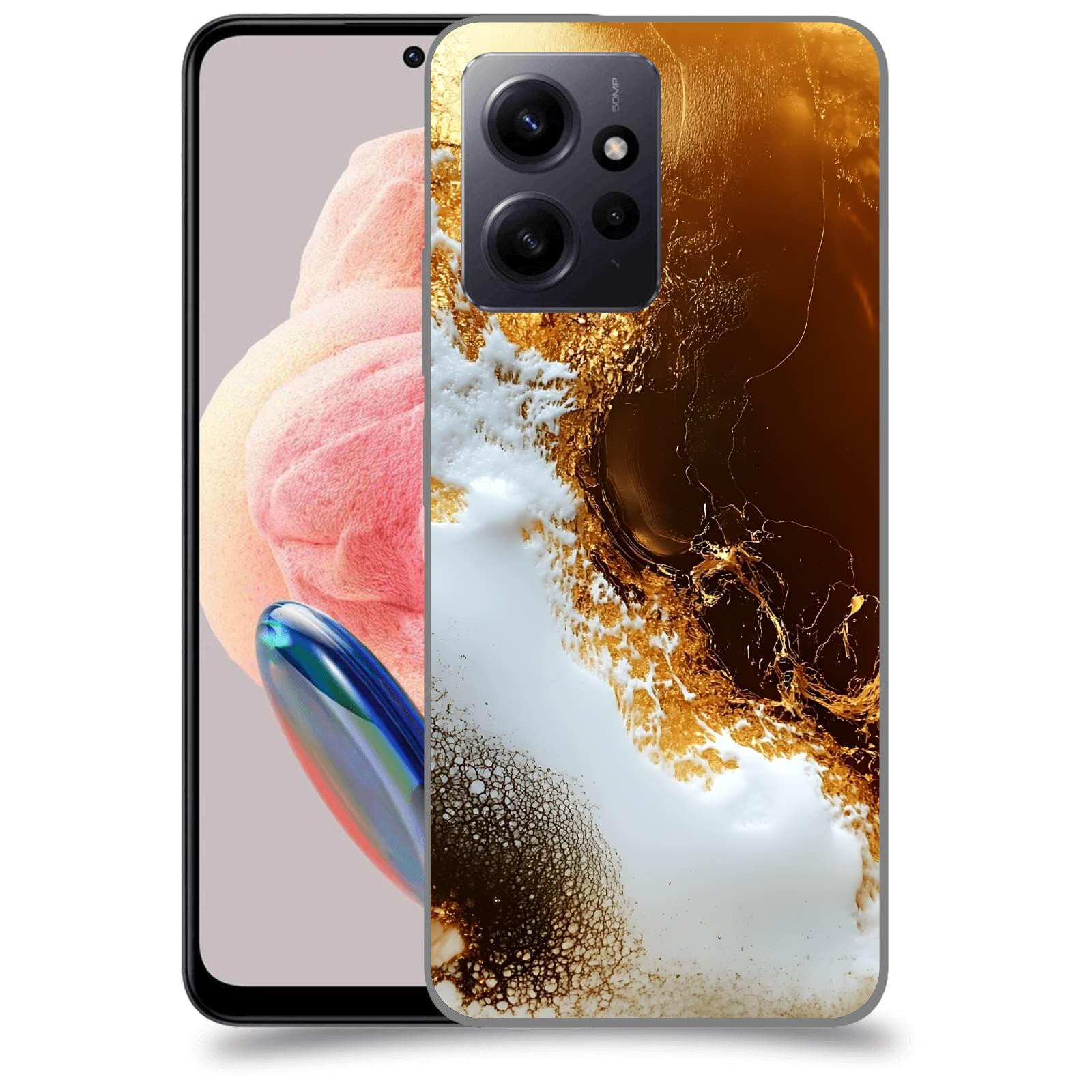 ACOVER Kryt na mobil Xiaomi Redmi Note 12 4G - Amber II
