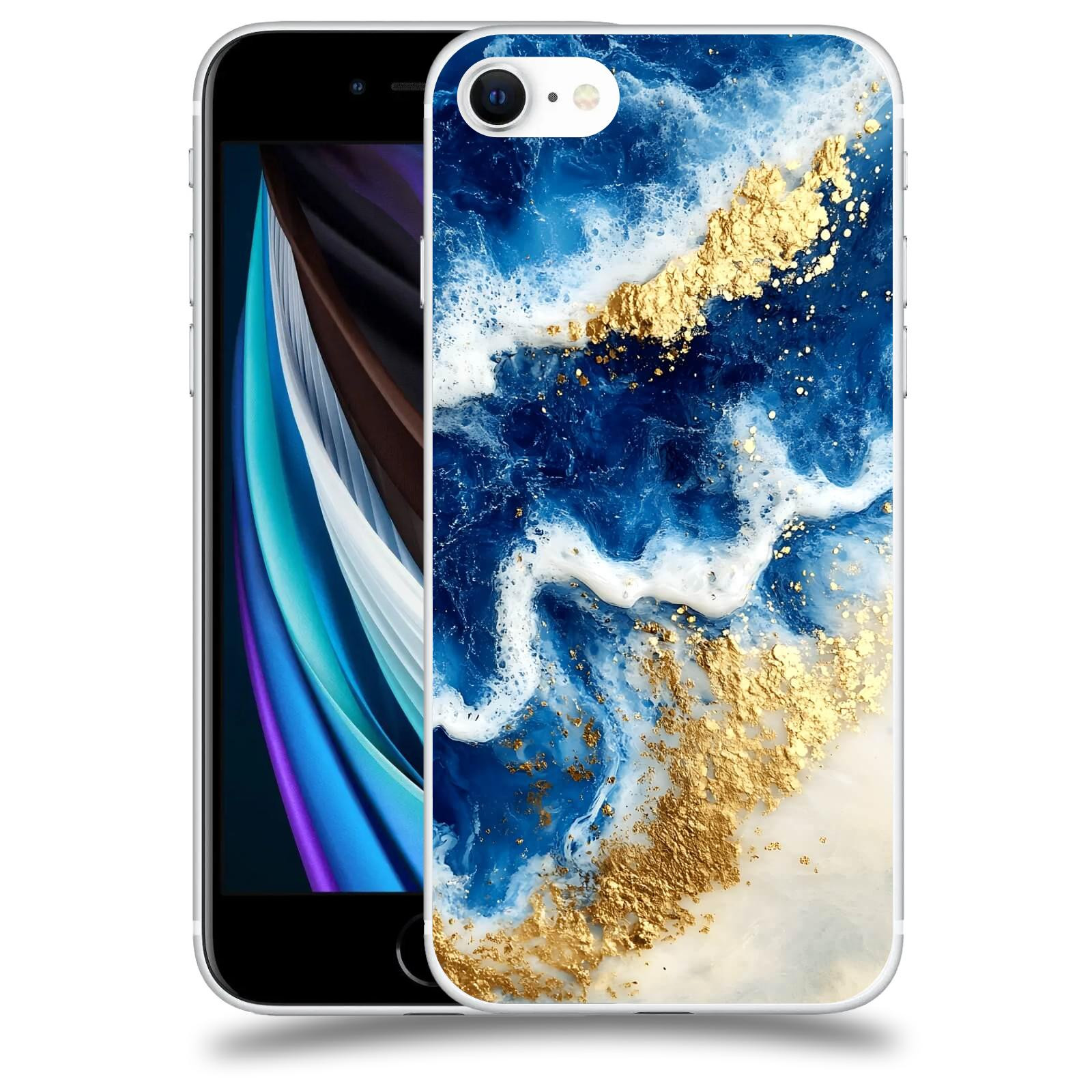 ACOVER Kryt na mobil Apple iPhone SE 2020 - Ocean Waves I