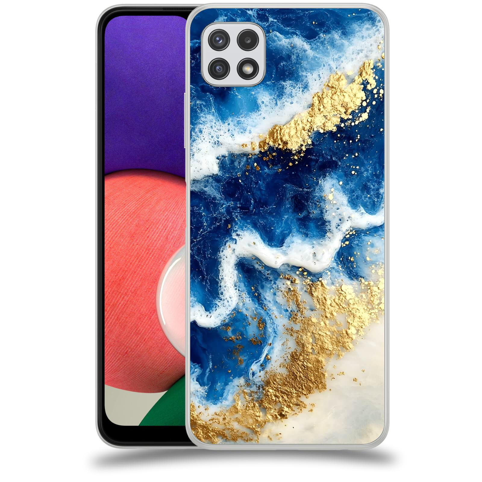 ACOVER Kryt na mobil Samsung Galaxy A22 A225F - Ocean Waves I