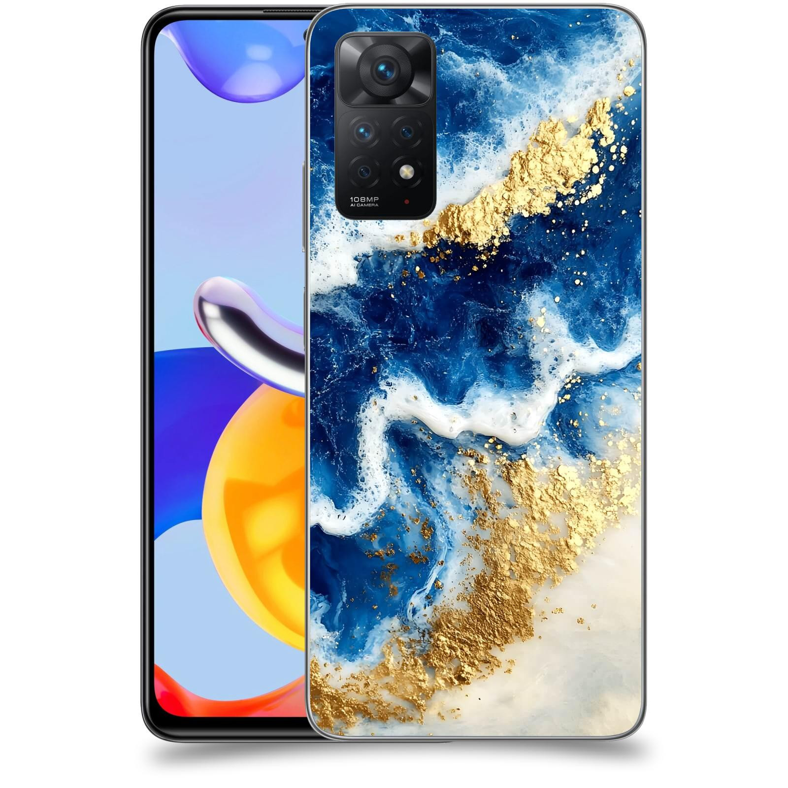 ACOVER Kryt na mobil Xiaomi Redmi Note 11 Pro - Ocean Waves I