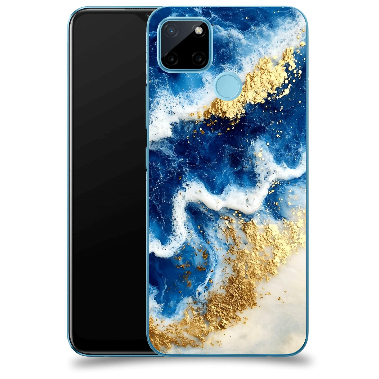 ACOVER Kryt na mobil Realme C21Y - Ocean Waves I