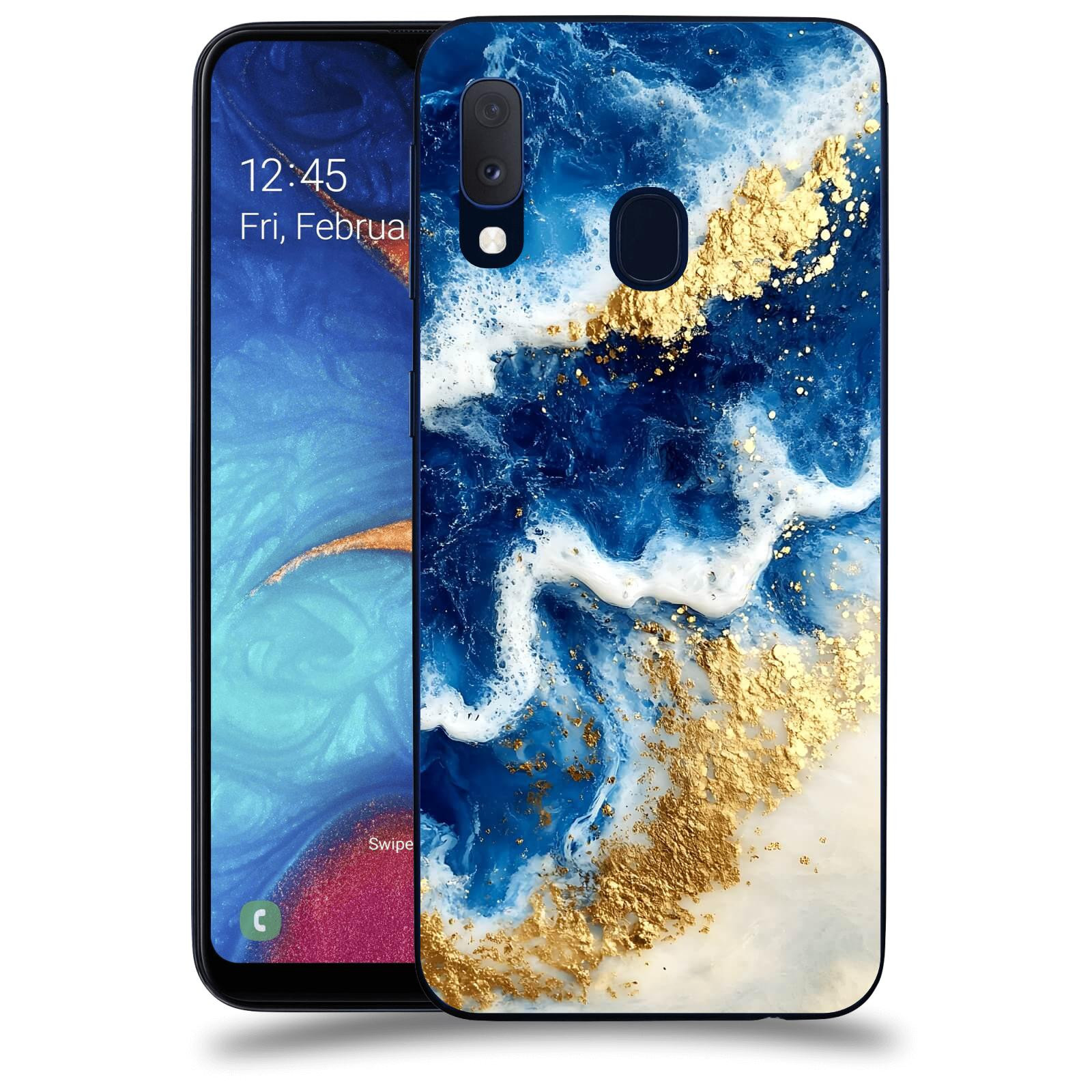 ACOVER Kryt na mobil Samsung Galaxy A20e A202F - Ocean Waves I