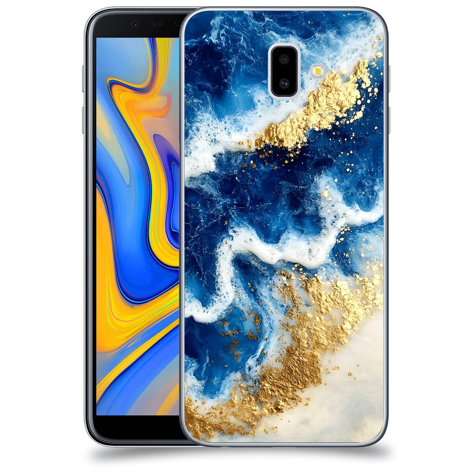 ACOVER Kryt na mobil Samsung Galaxy J6+ J610F - Ocean Waves I