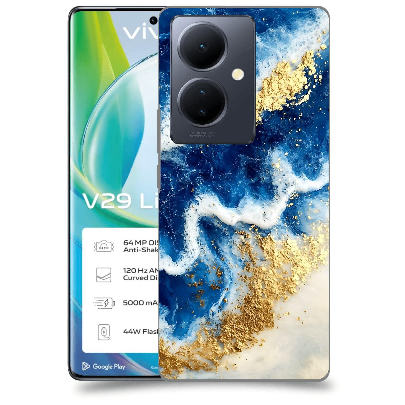 ACOVER Kryt na mobil VIVO V29 Lite 5G - Ocean Waves I