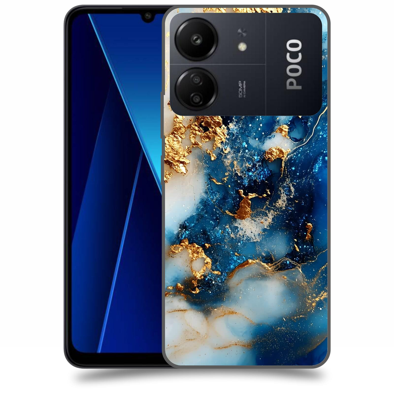 ACOVER Kryt na mobil Poco C65 - Ocean Waves II