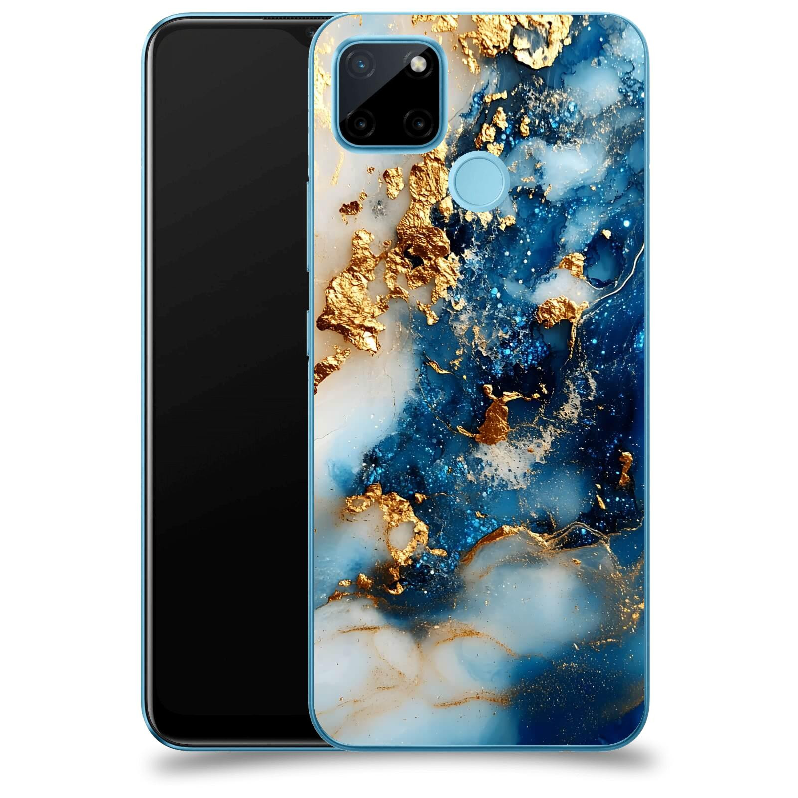ACOVER Kryt na mobil Realme C21Y - Ocean Waves II