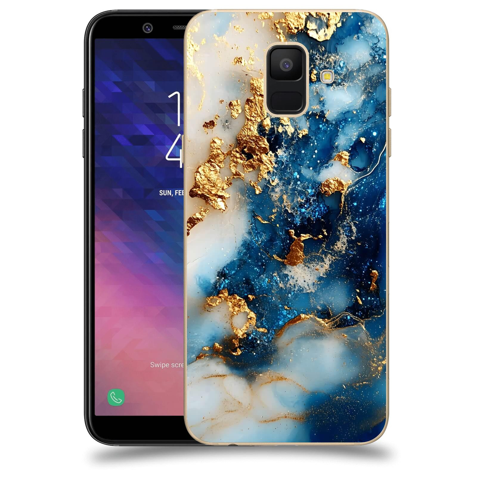 ACOVER Kryt na mobil Samsung Galaxy A6 A600F - Ocean Waves II