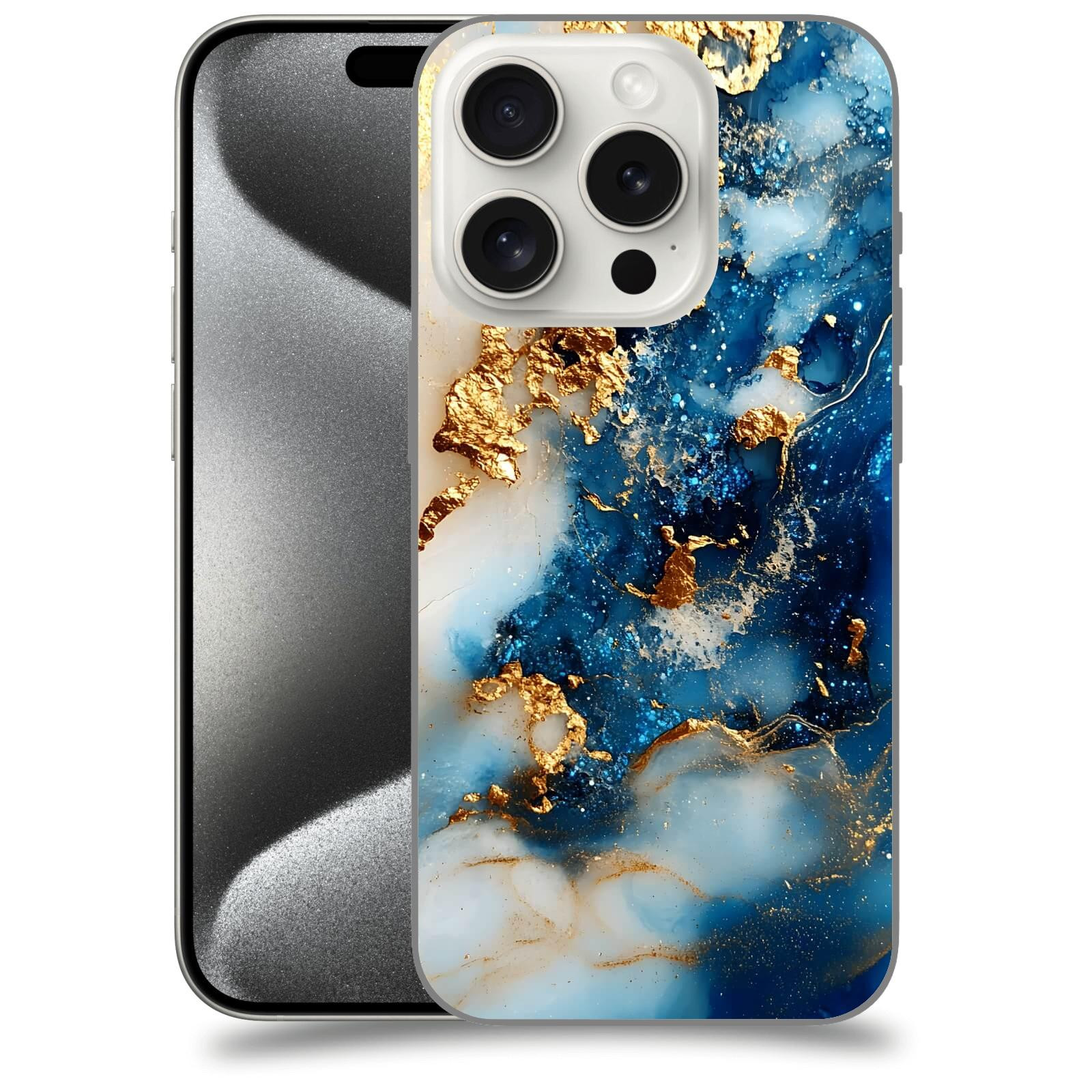 ACOVER Kryt na mobil Apple iPhone 15 pro - Ocean Waves II