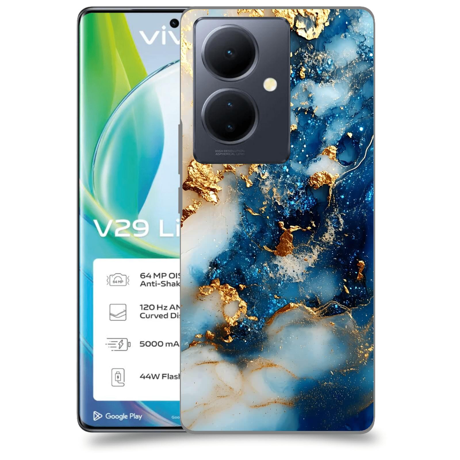ACOVER Kryt na mobil VIVO V29 Lite 5G - Ocean Waves II