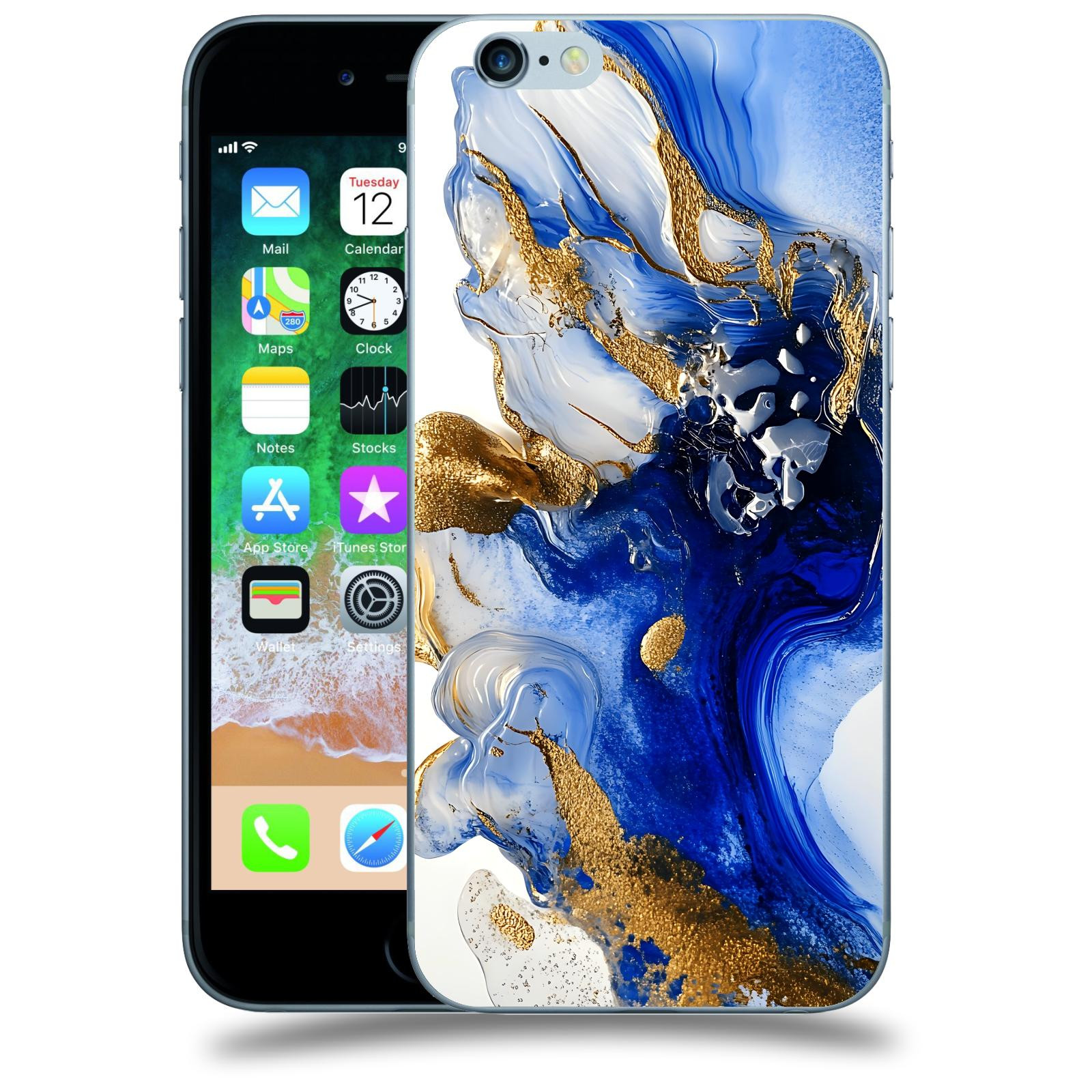 ACOVER Kryt na mobil Apple iPhone 6/6S - Ocean Waves III