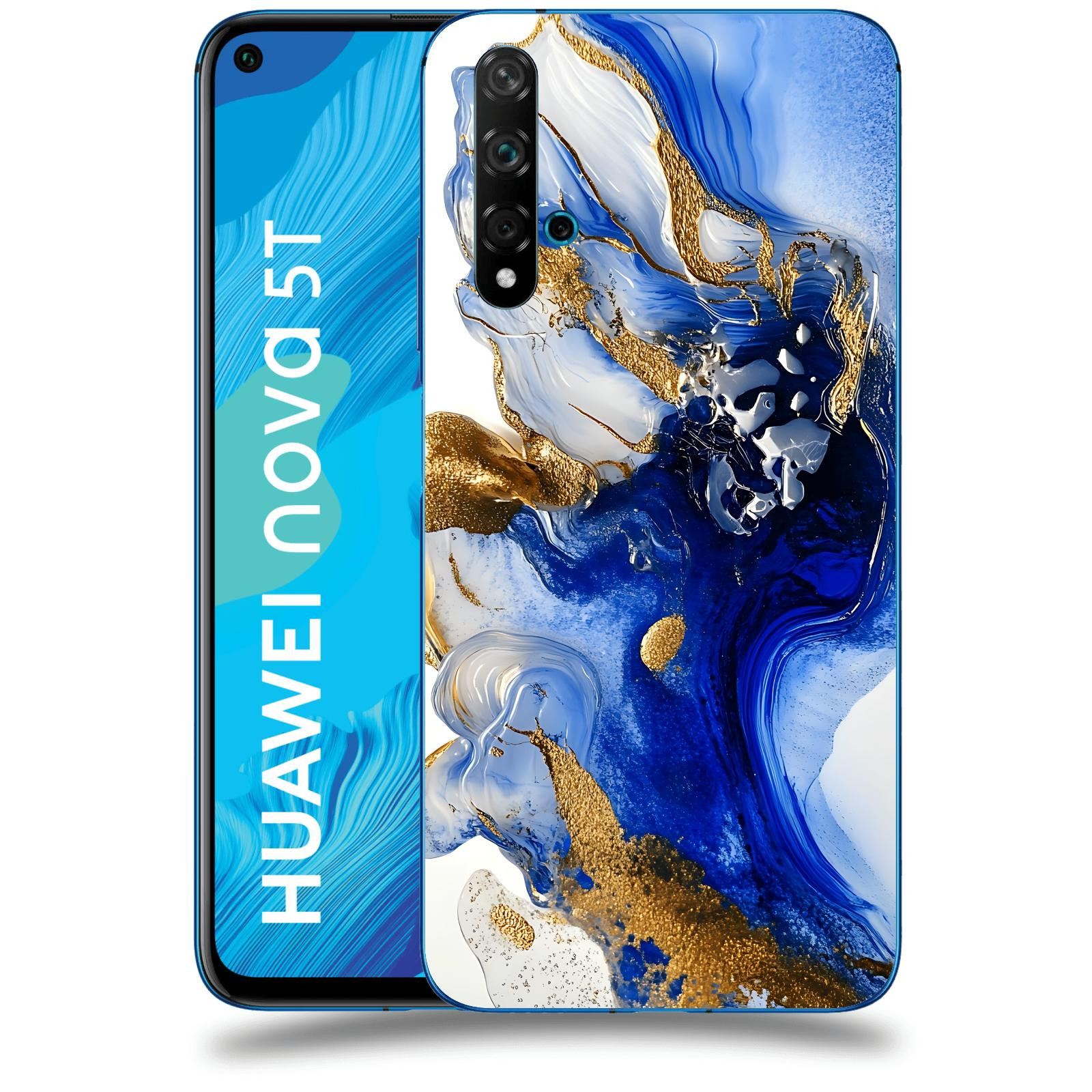 ACOVER Kryt na mobil Huawei Nova 5T - Ocean Waves III