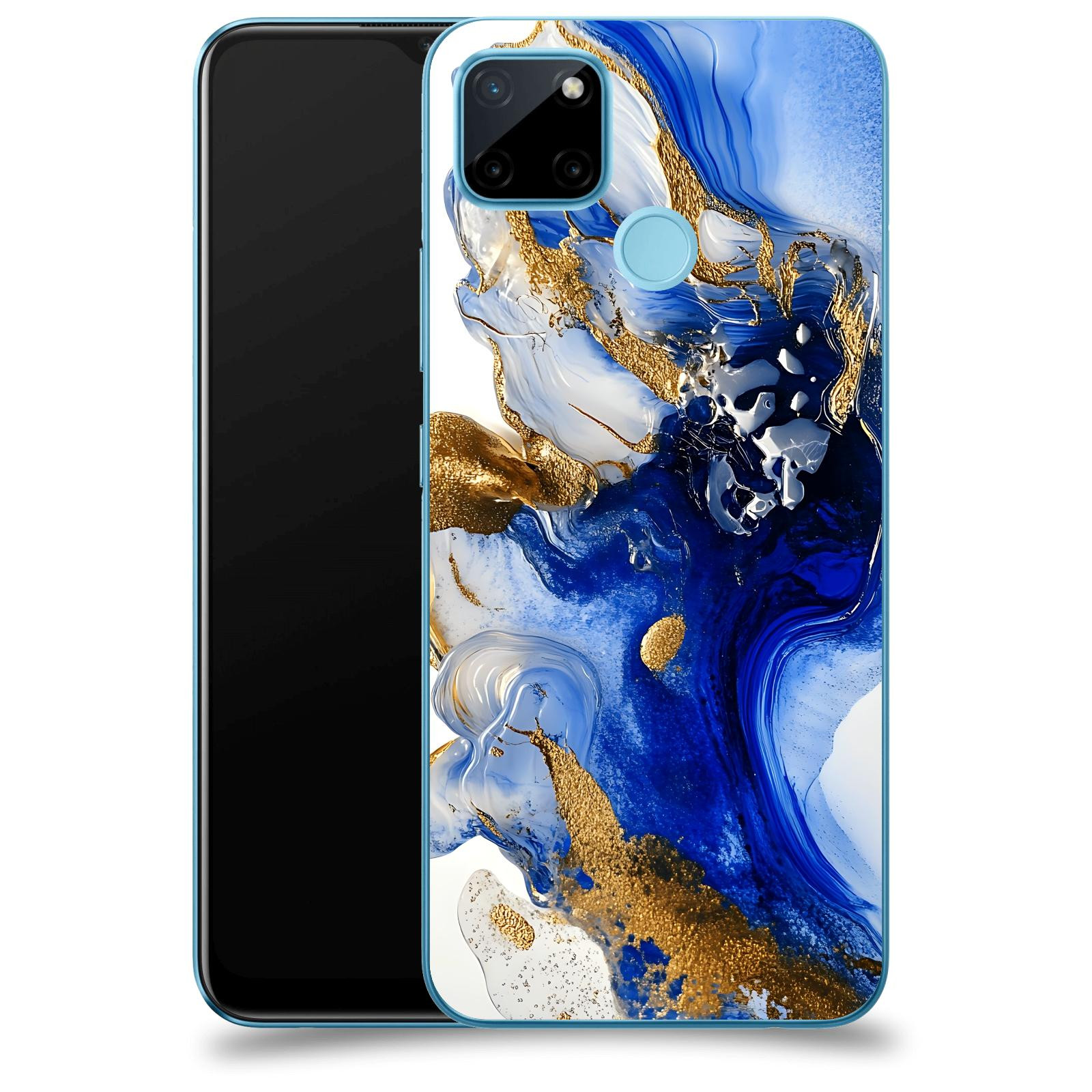 ACOVER Kryt na mobil Realme C21Y - Ocean Waves III