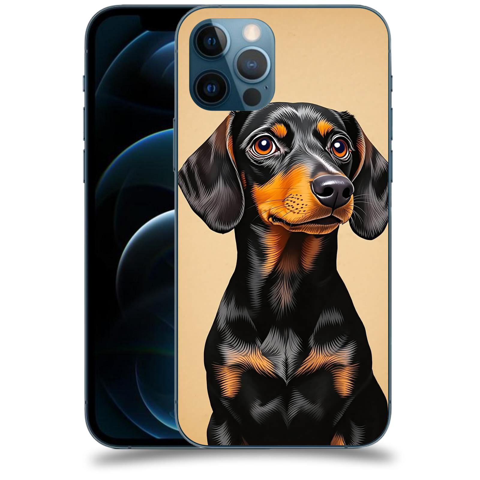 ACOVER Kryt na mobil Apple iPhone 12 Pro - Dachshund I