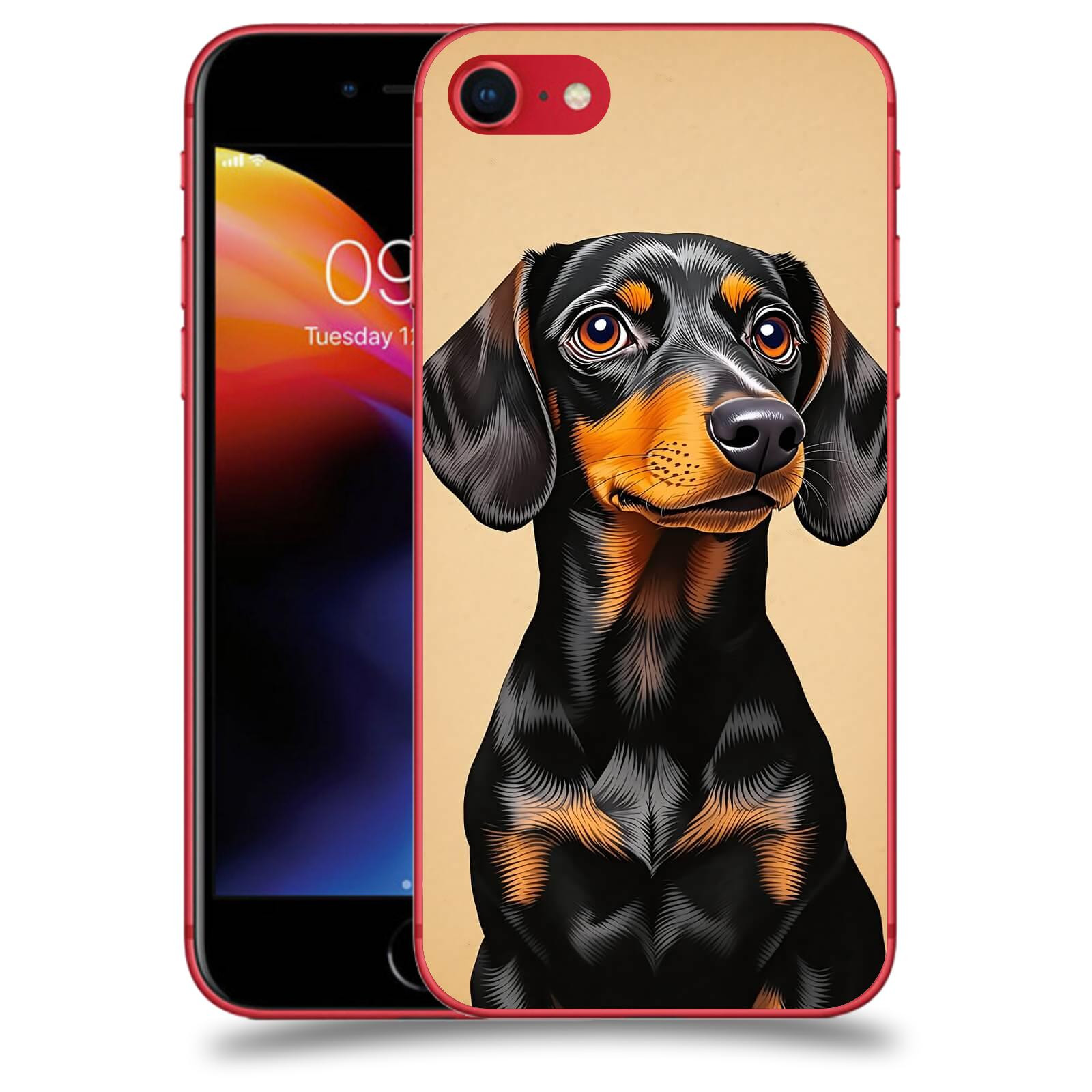 ACOVER Kryt na mobil Apple iPhone 8 - Dachshund I