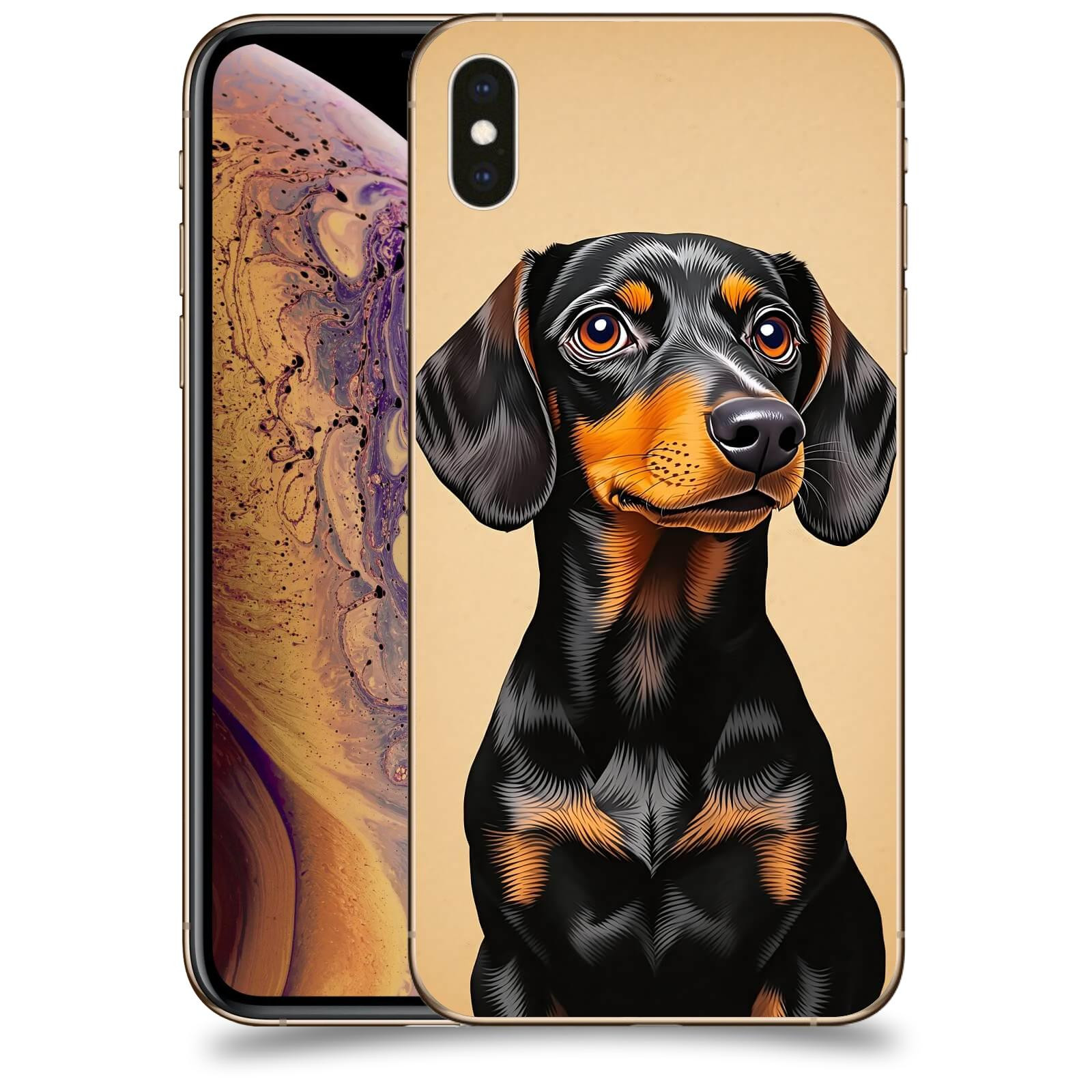 ACOVER Kryt na mobil Apple iPhone XS Max - Dachshund I