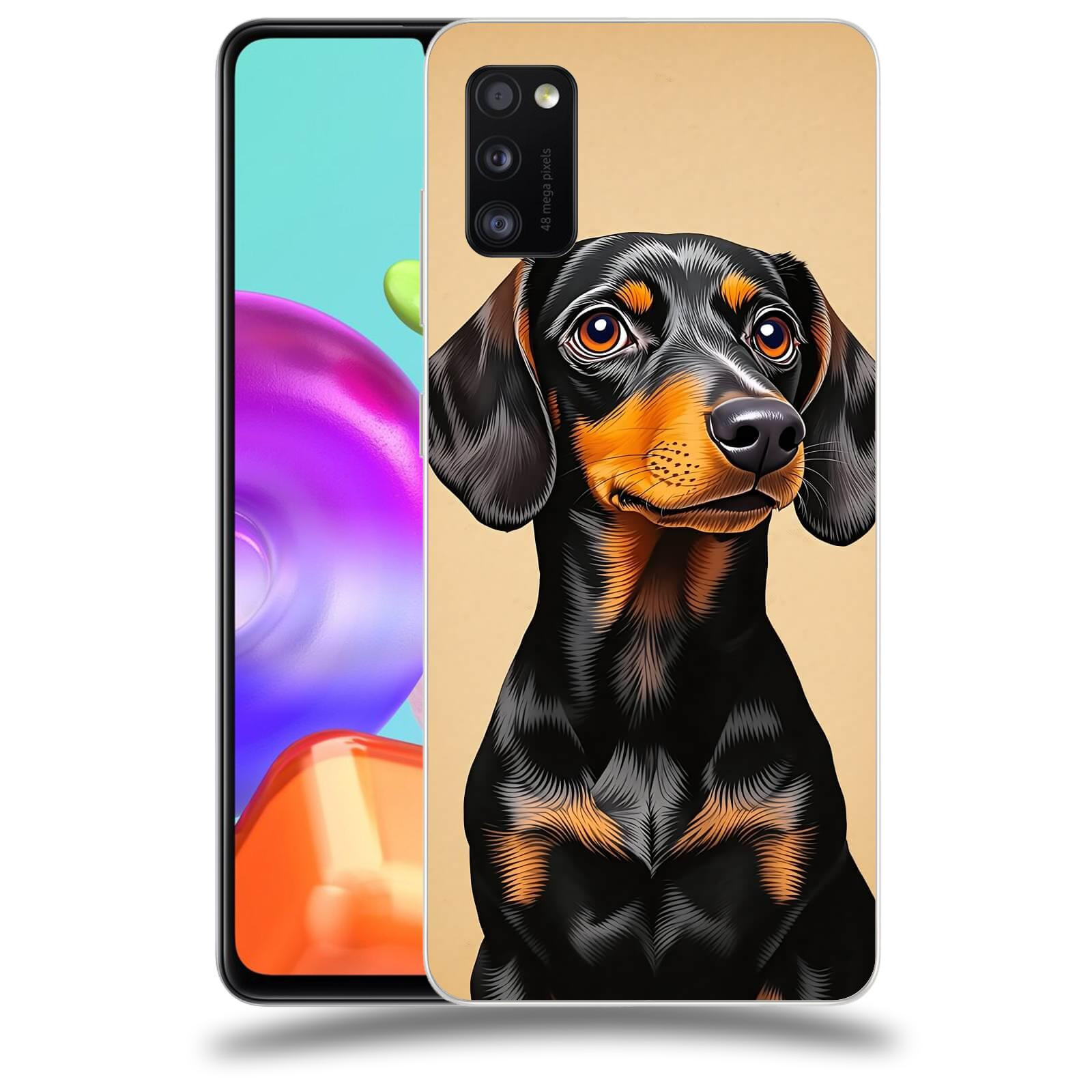 ACOVER Kryt na mobil Samsung Galaxy A41 A415F - Dachshund I