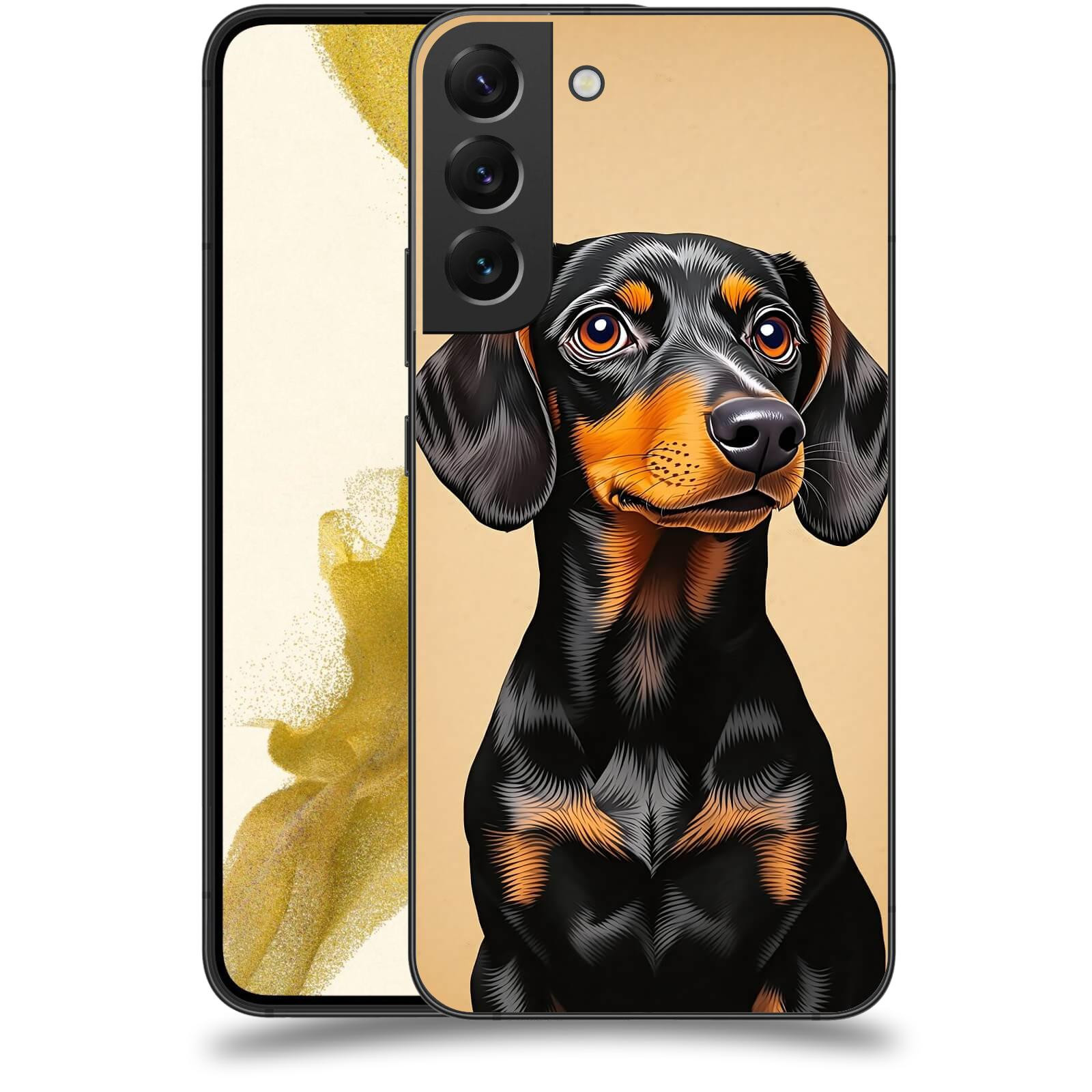 ACOVER Kryt na mobil Samsung Galaxy S22+ 5G - Dachshund I