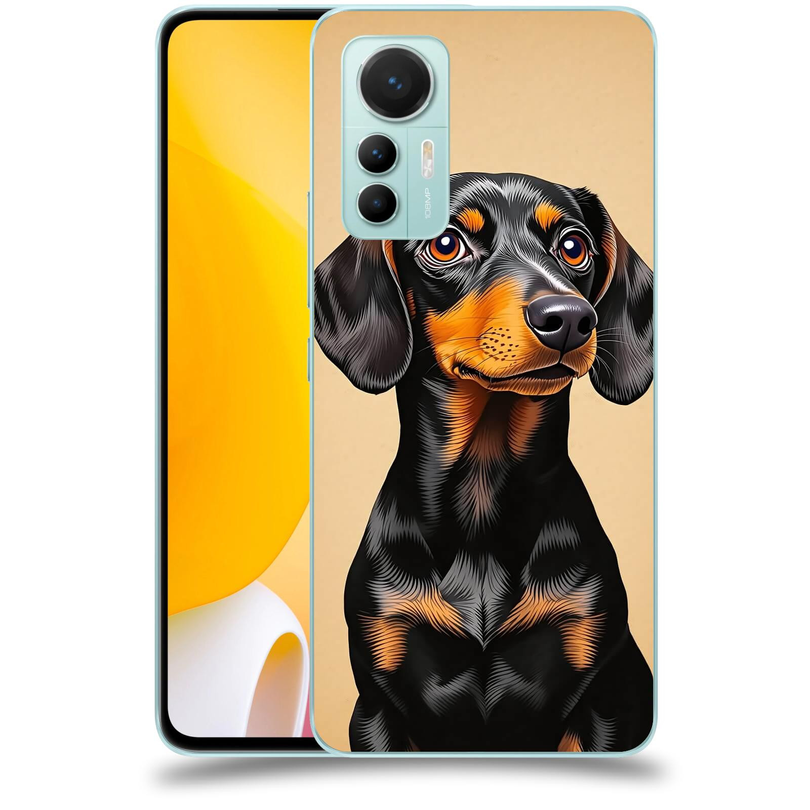 ACOVER Kryt na mobil Xiaomi 12 Lite - Dachshund I