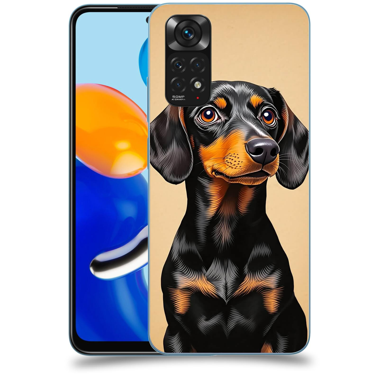 ACOVER Kryt na mobil Xiaomi Redmi Note 11 - Dachshund I