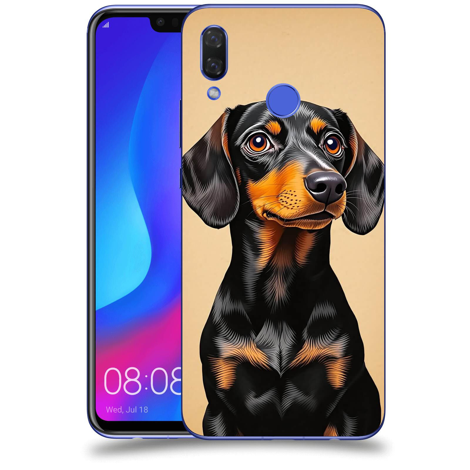 ACOVER Kryt na mobil Huawei Nova 3 - Dachshund I