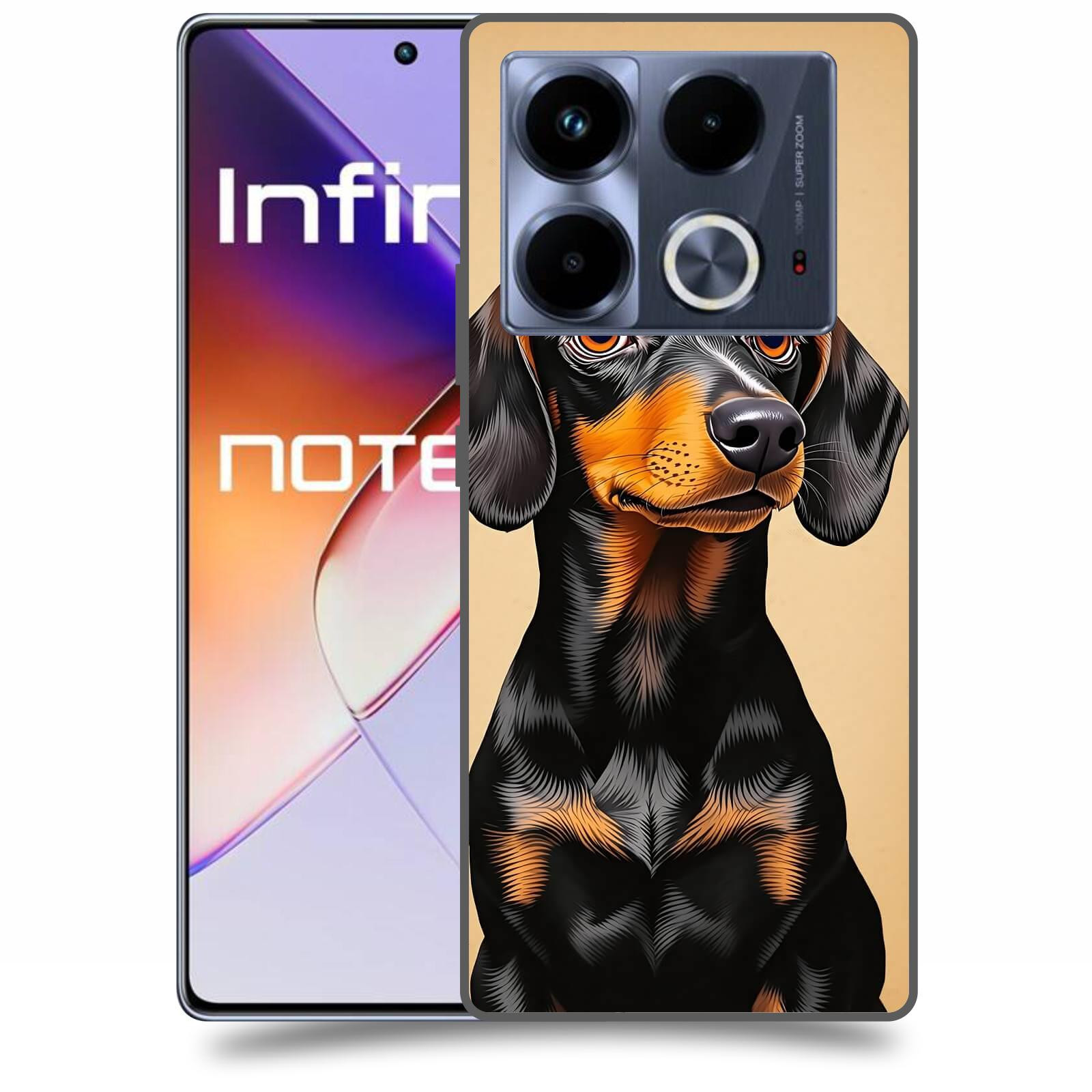 ACOVER Kryt na mobil Infinix Note 40 - Dachshund I