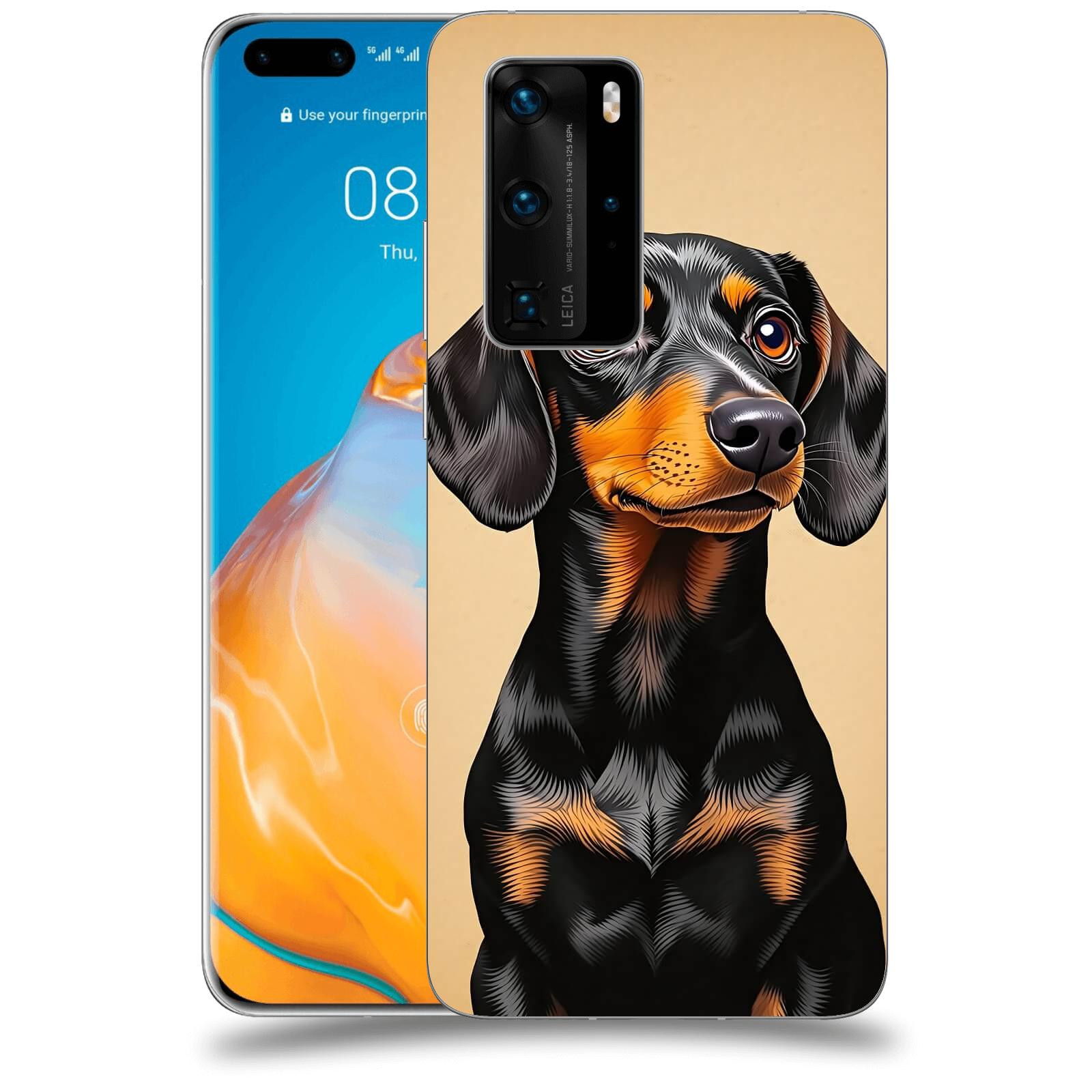 ACOVER Kryt na mobil Huawei P40 - Dachshund I
