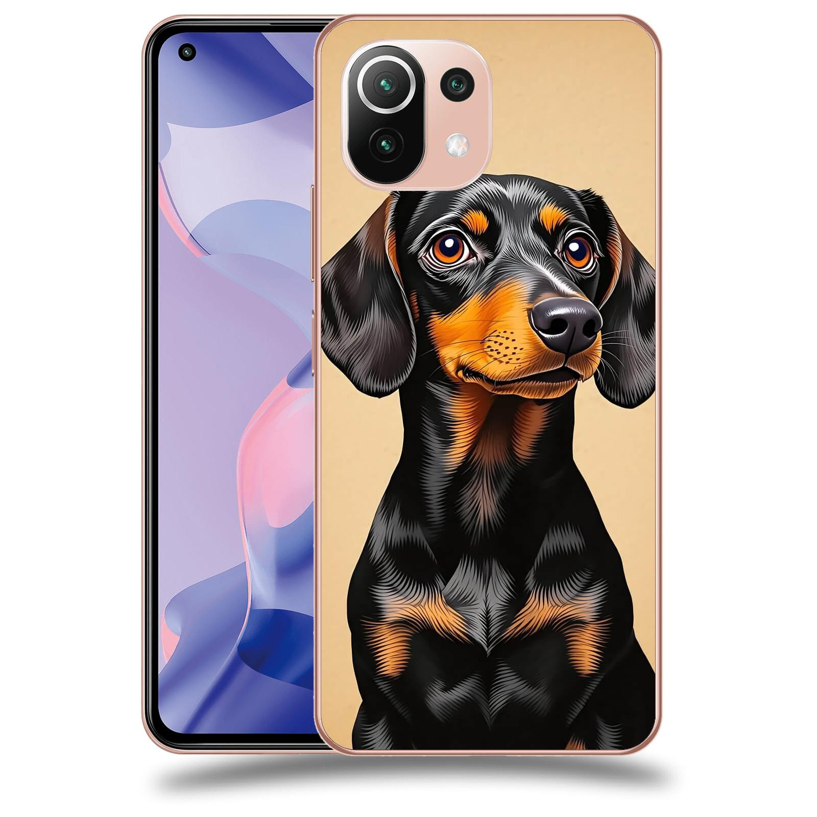 ACOVER Kryt na mobil Xiaomi 11 Lite 5G NE - Dachshund I