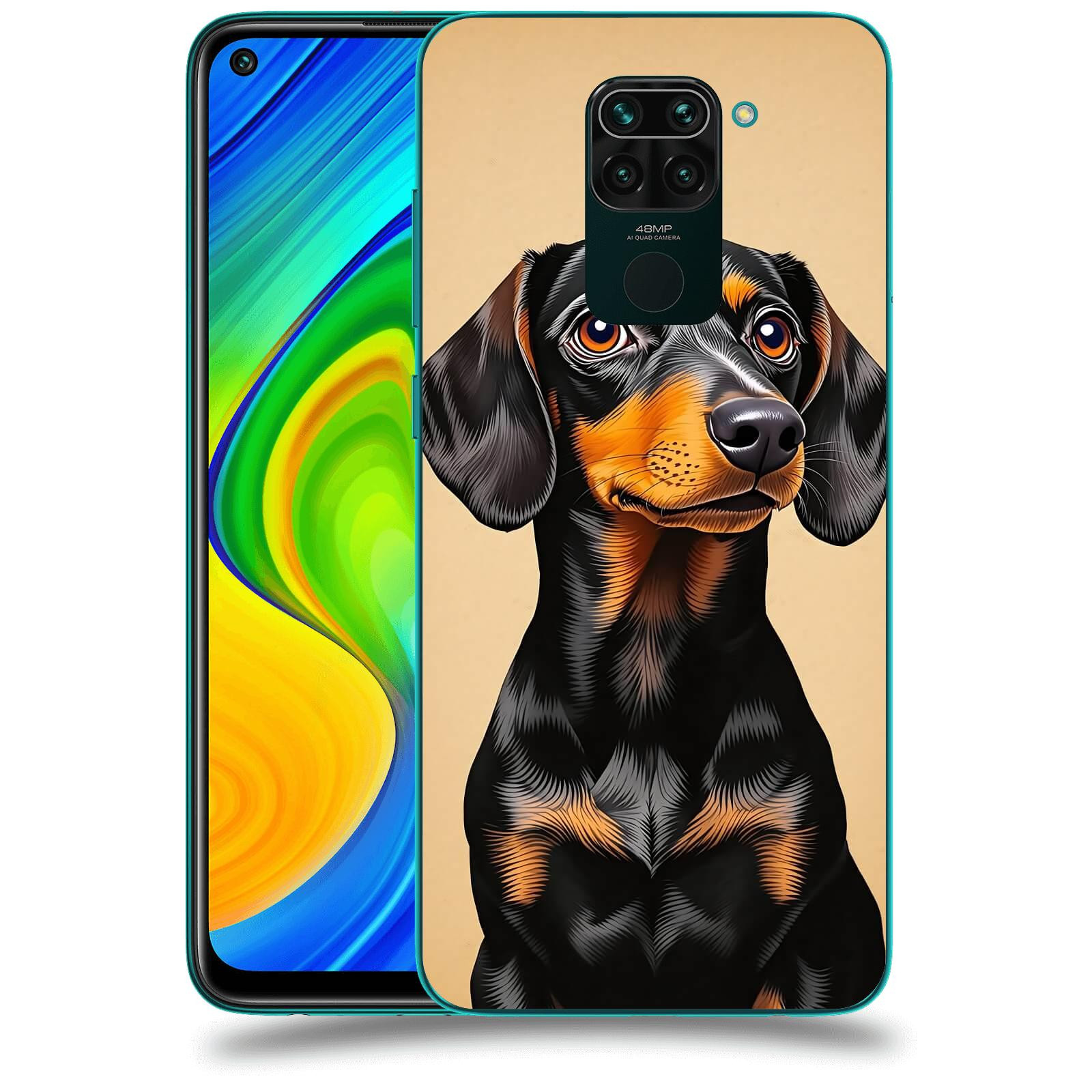 ACOVER Kryt na mobil Xiaomi Redmi Note 9 - Dachshund I