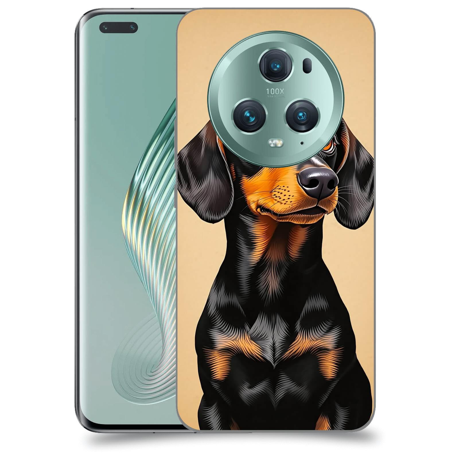 ACOVER Kryt na mobil Honor Magic5 Pro - Dachshund I