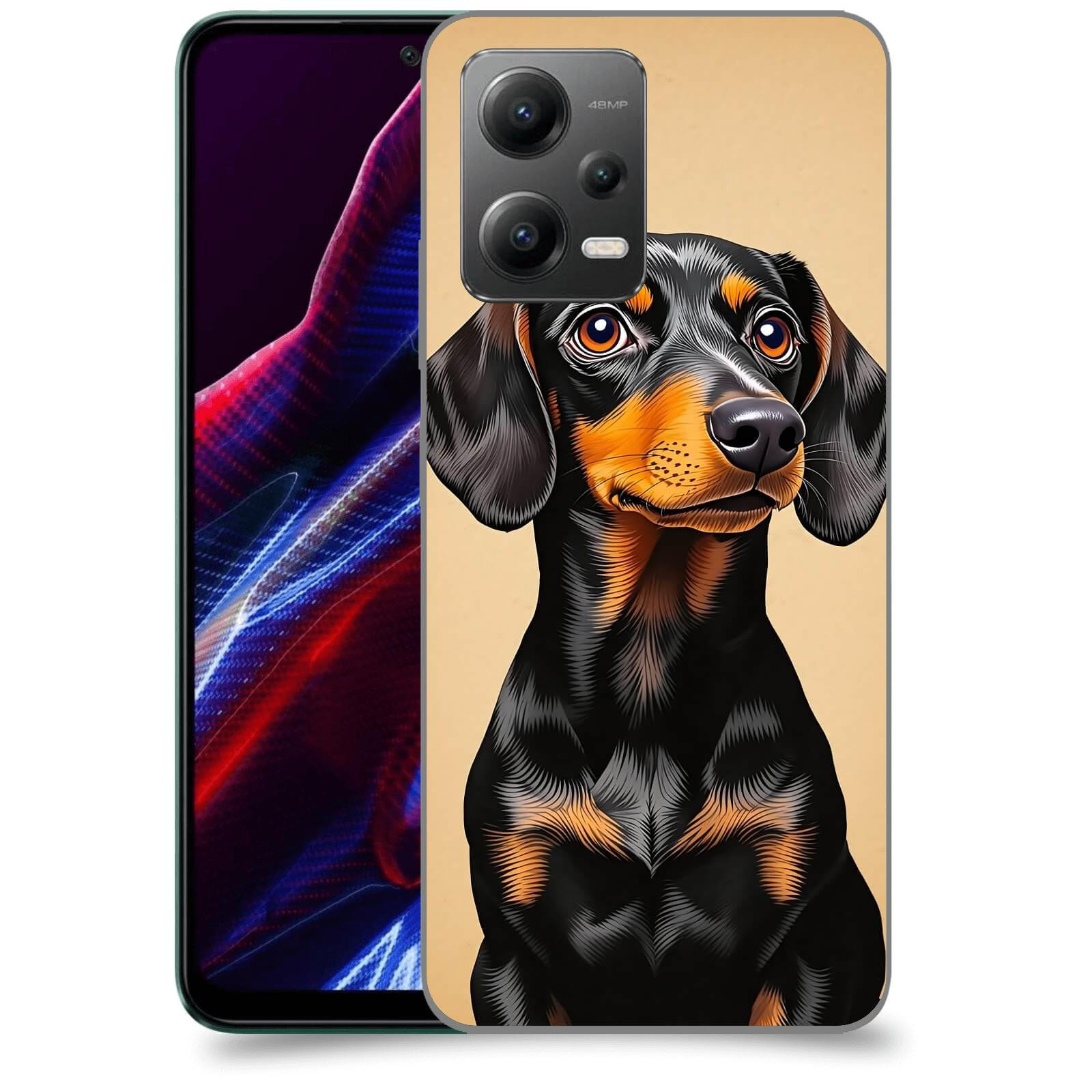 ACOVER Kryt na mobil Xiaomi Poco X5 - Dachshund I