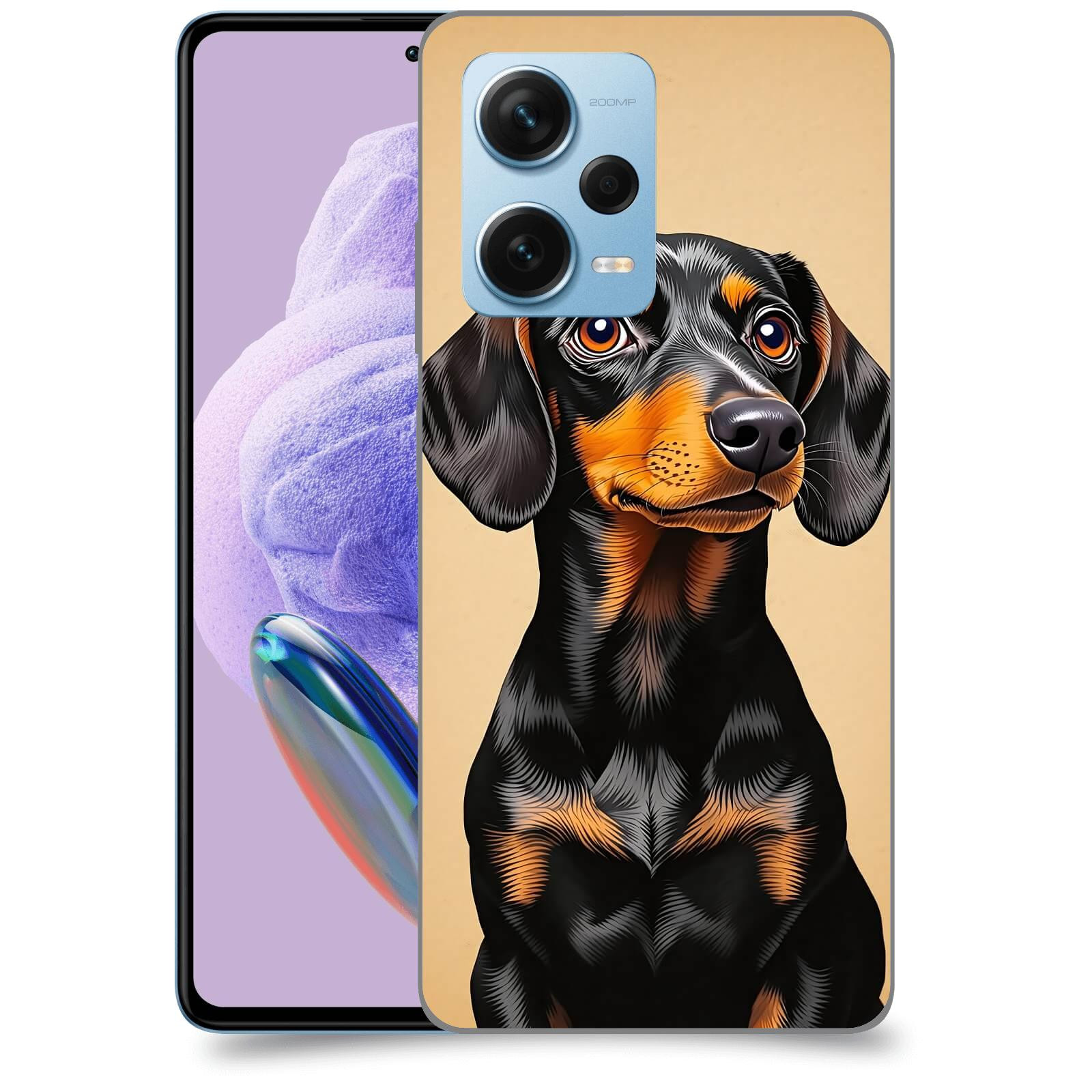 ACOVER Kryt na mobil Xiaomi Redmi Note 12 Pro+ 5G - Dachshund I