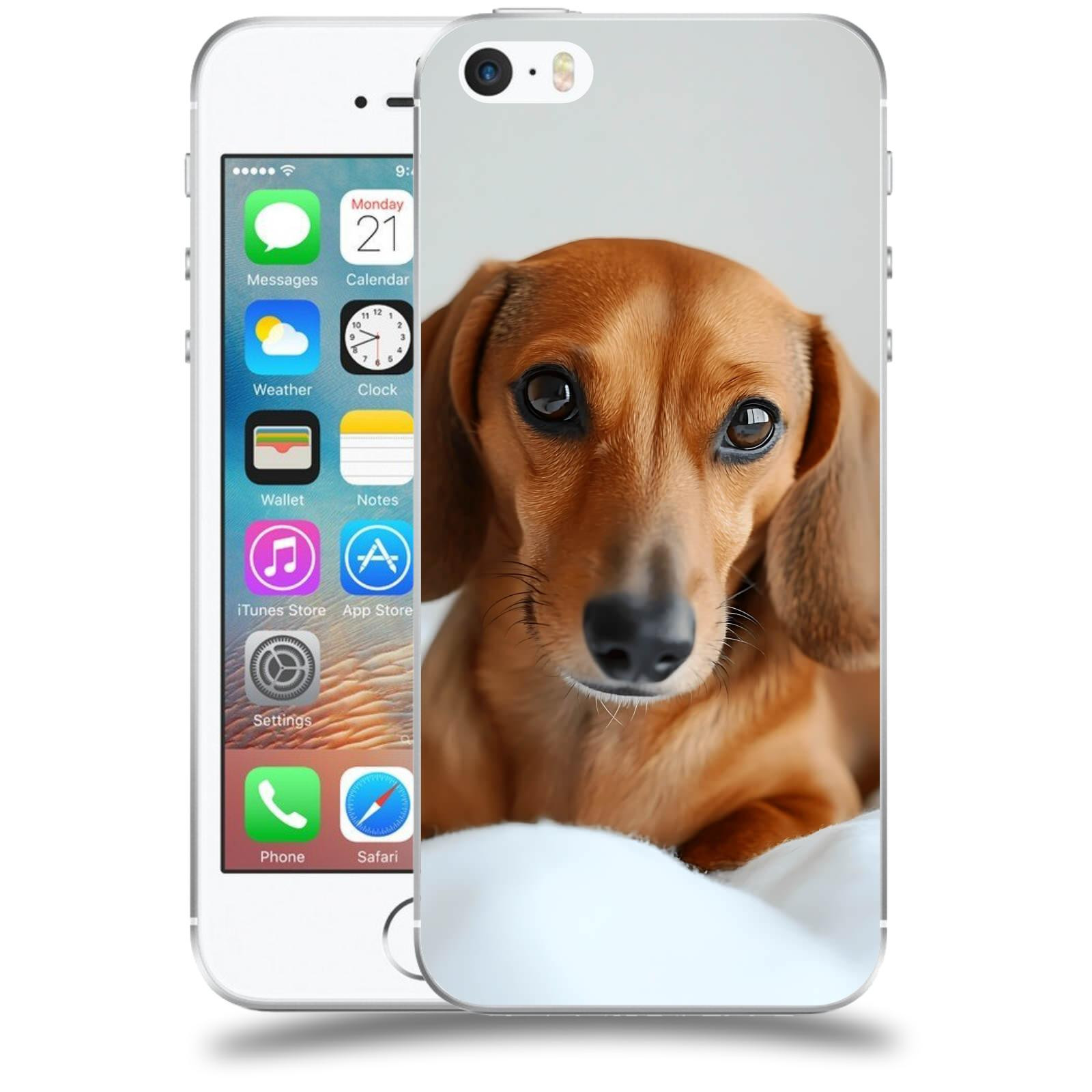 ACOVER Kryt na mobil Apple iPhone 5/5S/SE - Dachshund II