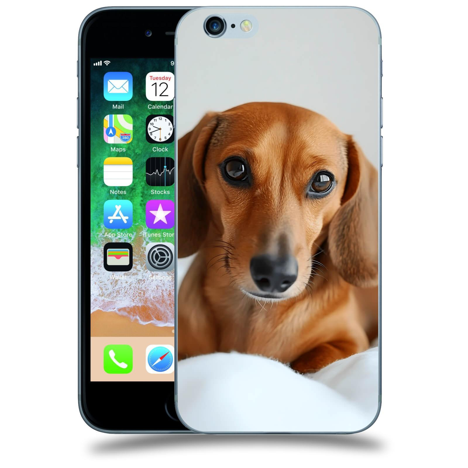 ACOVER Kryt na mobil Apple iPhone 6/6S - Dachshund II