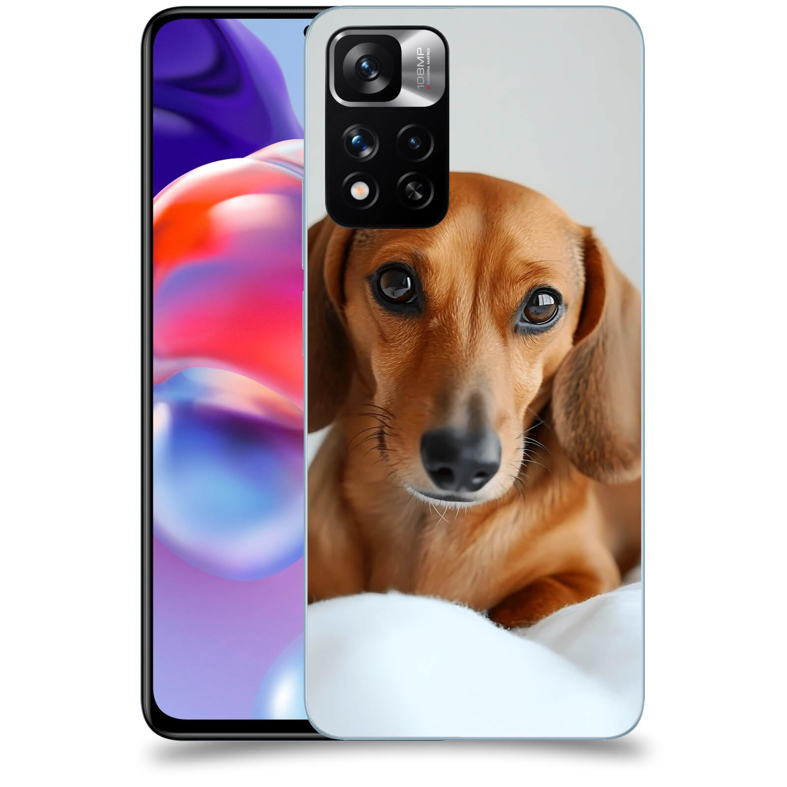 ACOVER Kryt na mobil Xiaomi Redmi Note 11 Pro+ 5G - Dachshund II