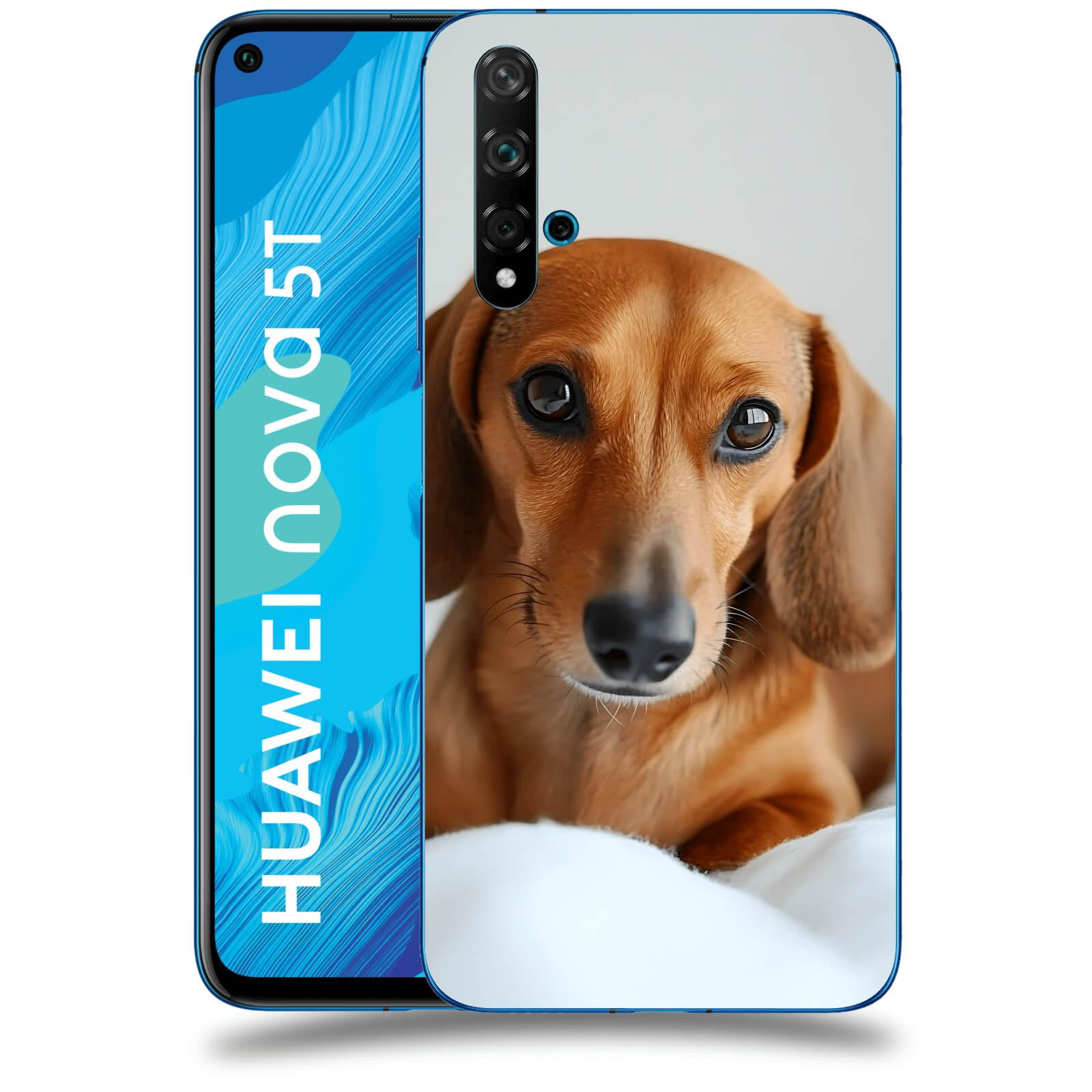 ACOVER Kryt na mobil Huawei Nova 5T - Dachshund II