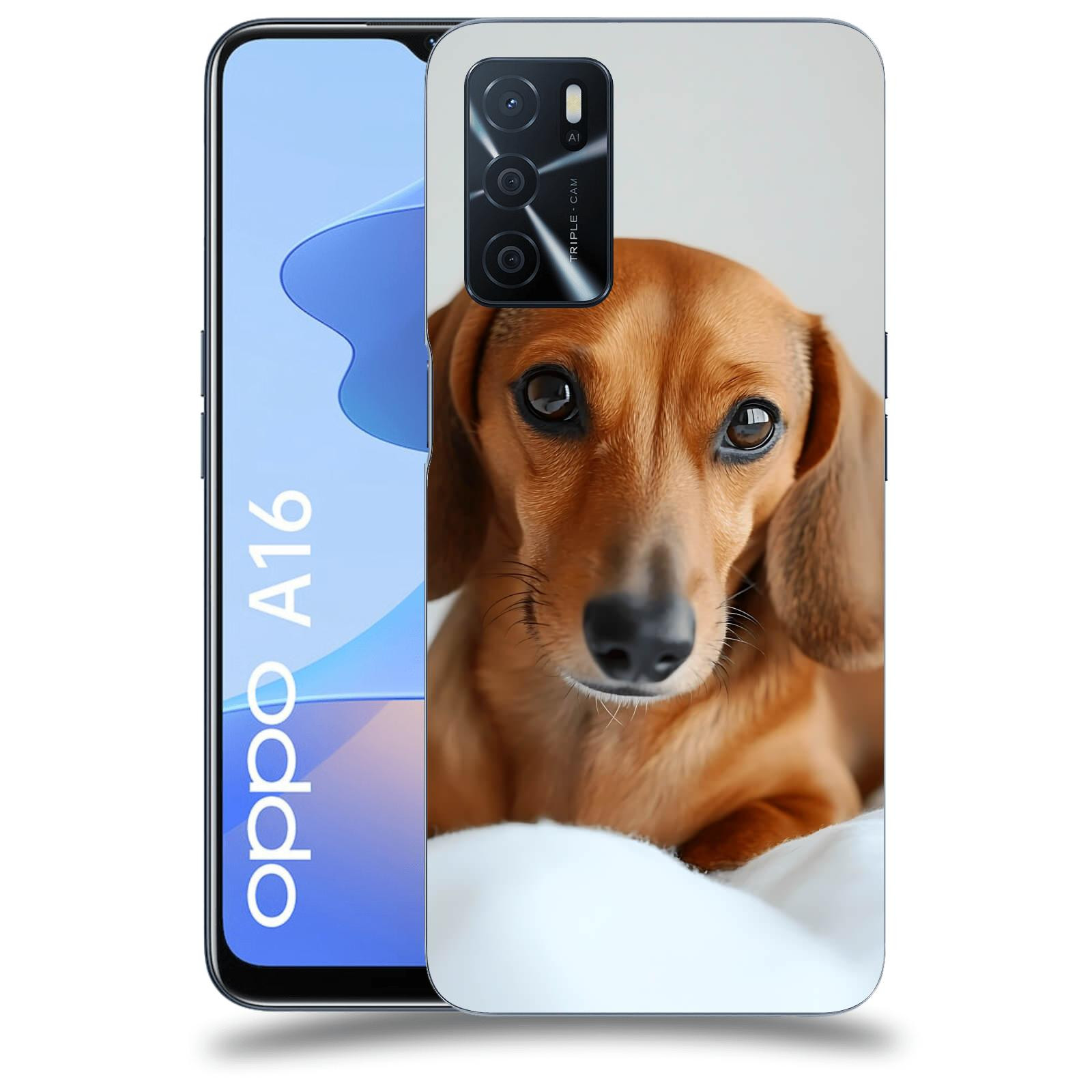 ACOVER Kryt na mobil OPPO A16 - Dachshund II