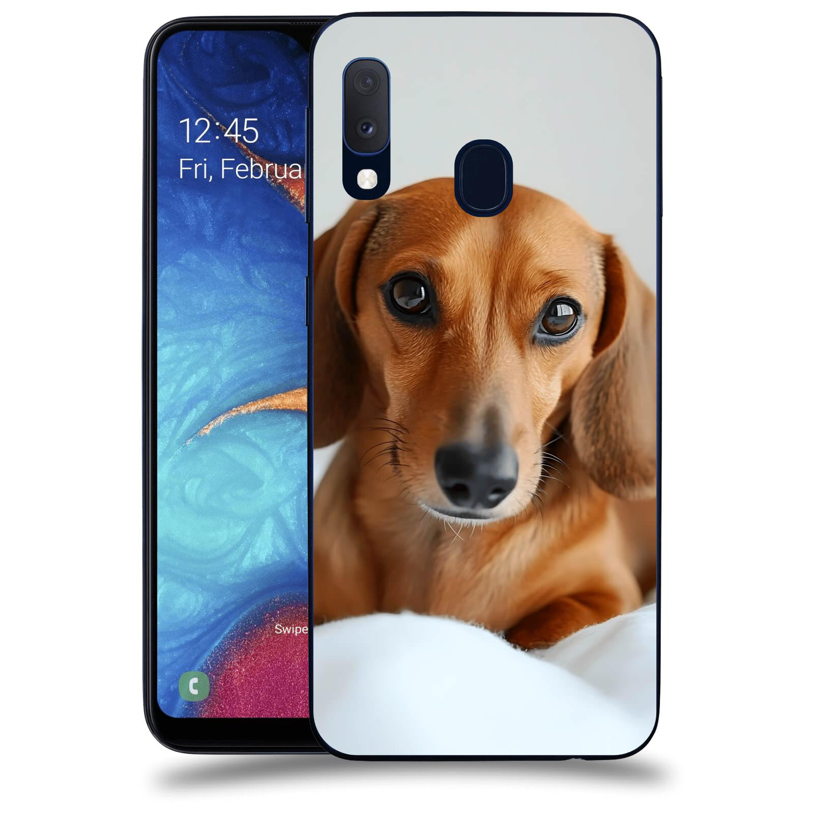 ACOVER Kryt na mobil Samsung Galaxy A20e A202F - Dachshund II