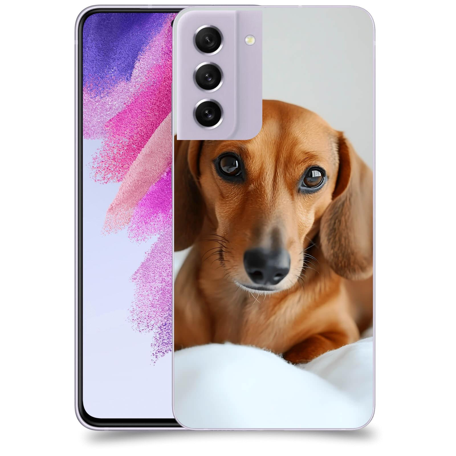 ACOVER Kryt na mobil Samsung Galaxy S21 FE 5G - Dachshund II
